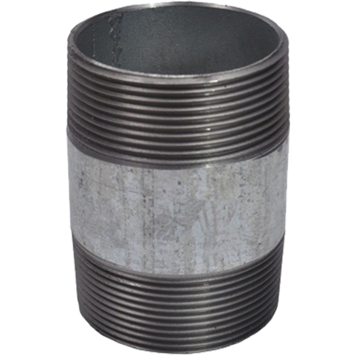 1.1/2" x 90 mm Galvaniseret nippelrør