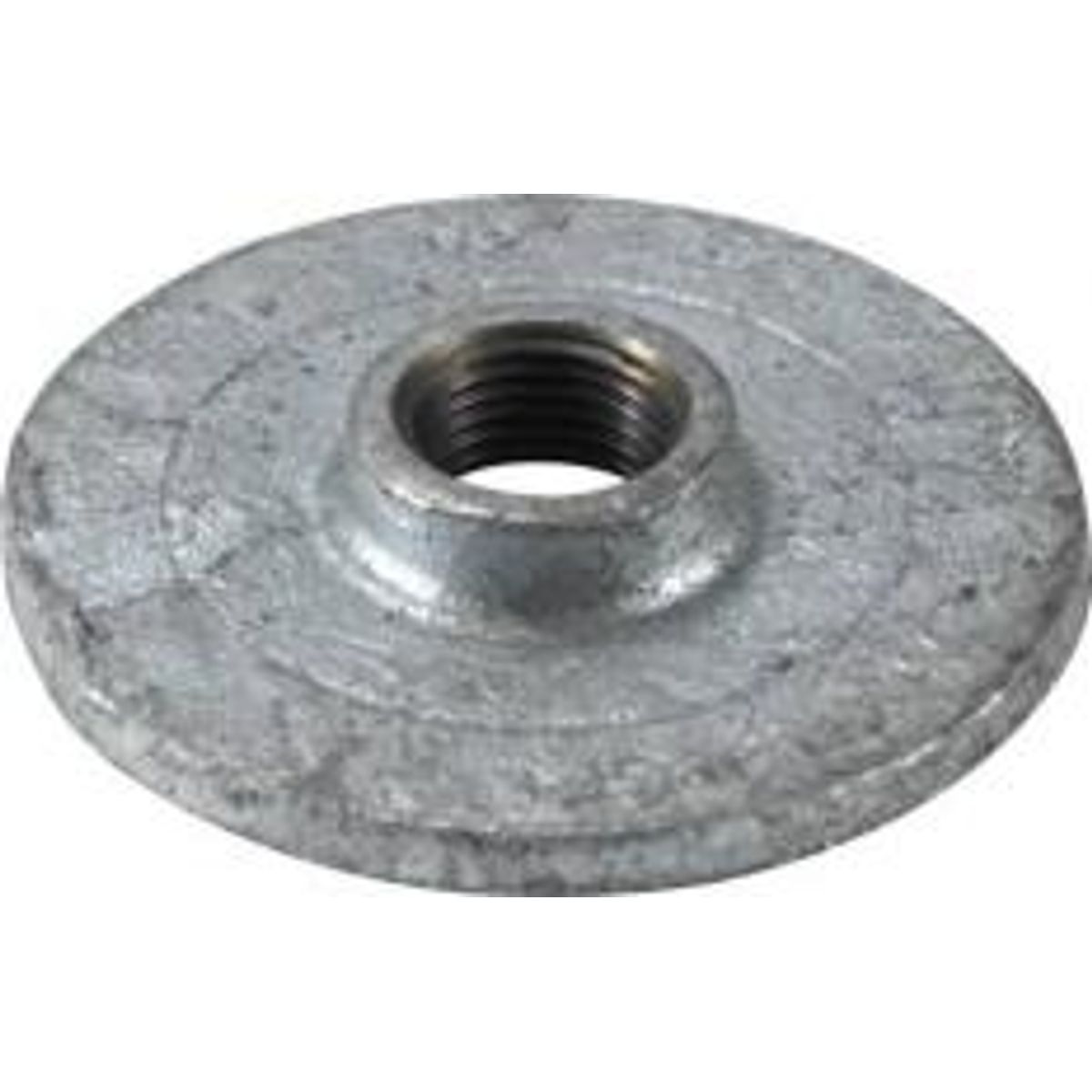 1 1/4" Sort flange med gevind