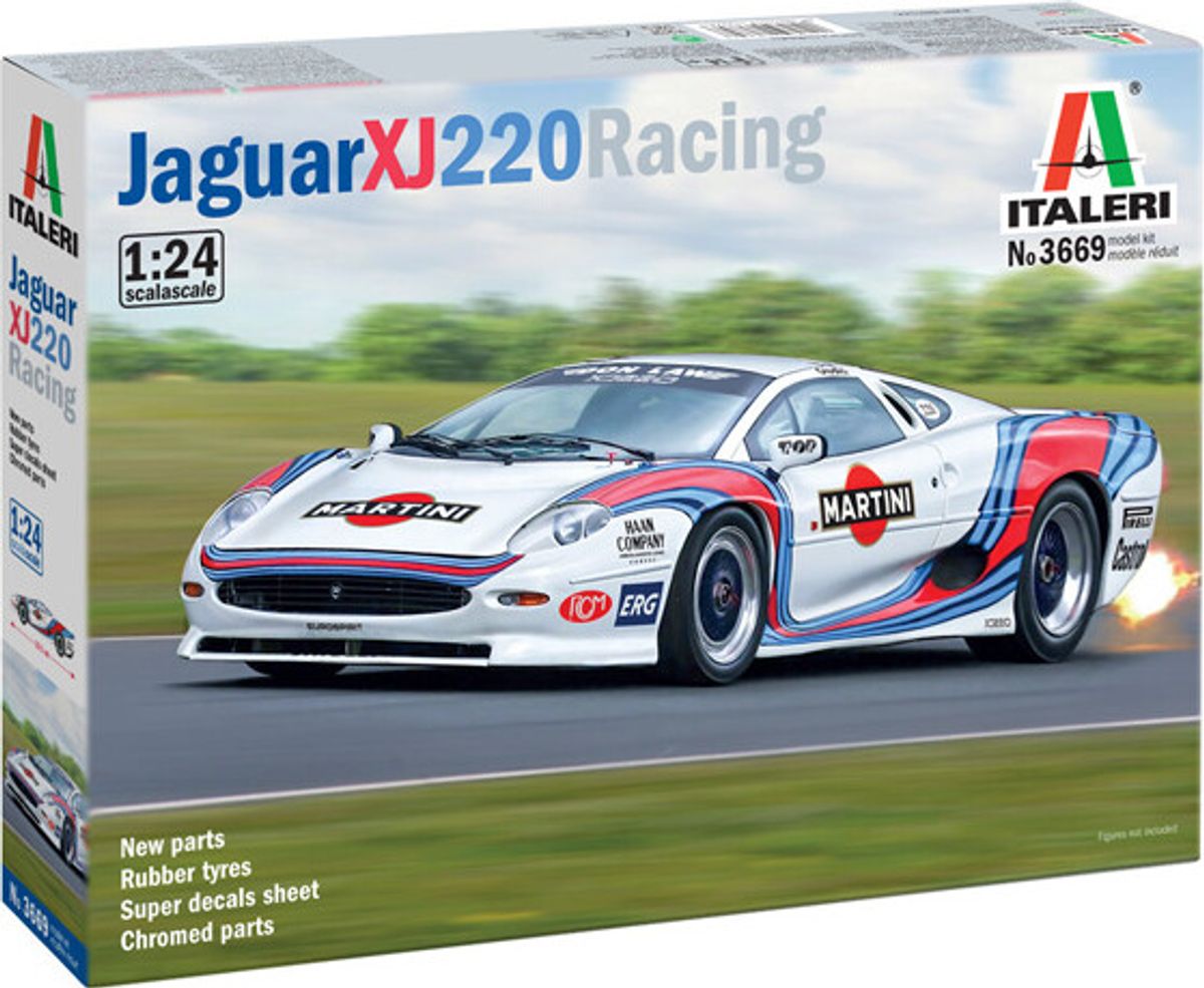 1:24 Jaguar Xj 220 Race Car - 3669s - Italeri