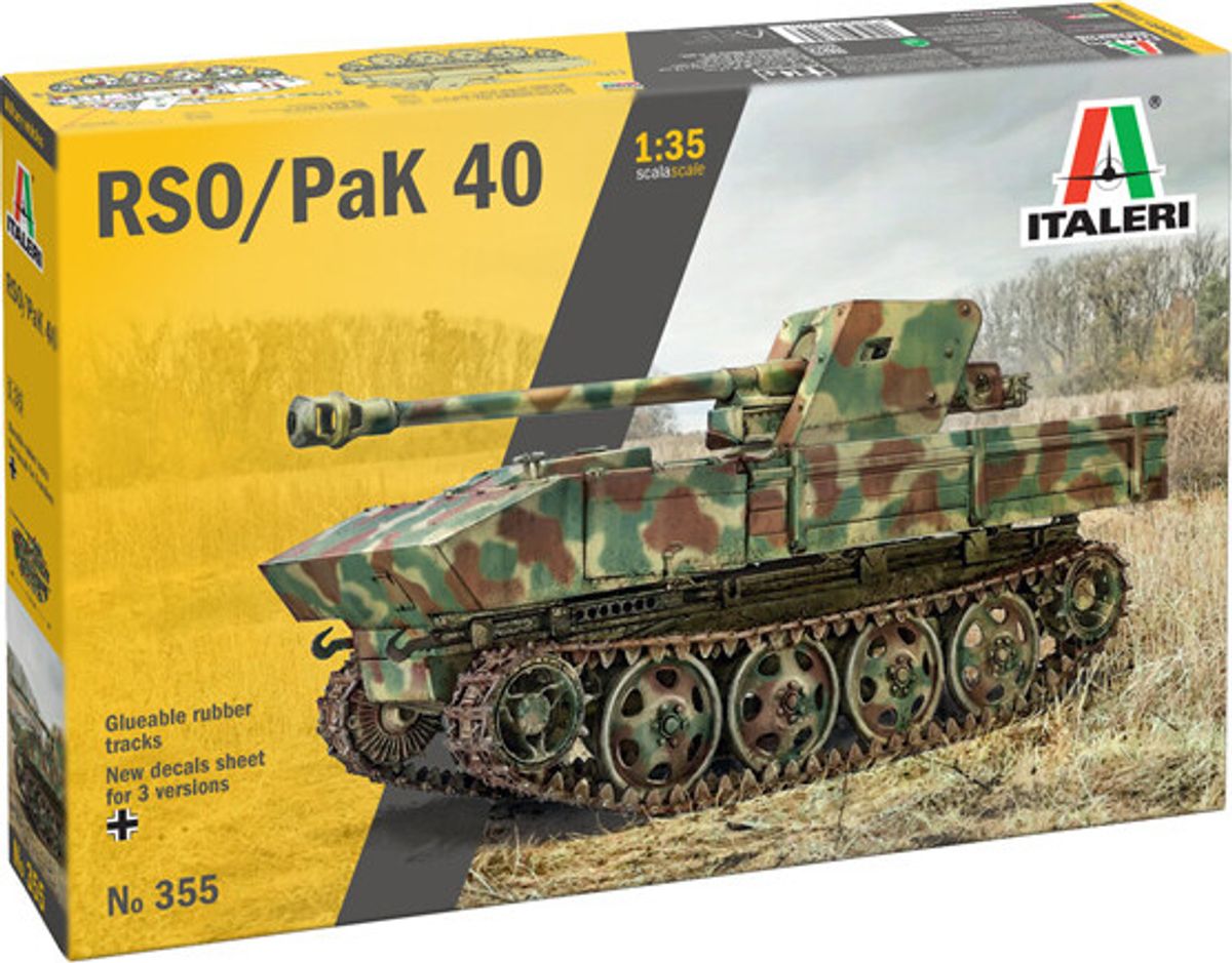 1:35 7,5cm Rso With Pak40 - 0355s - Italeri