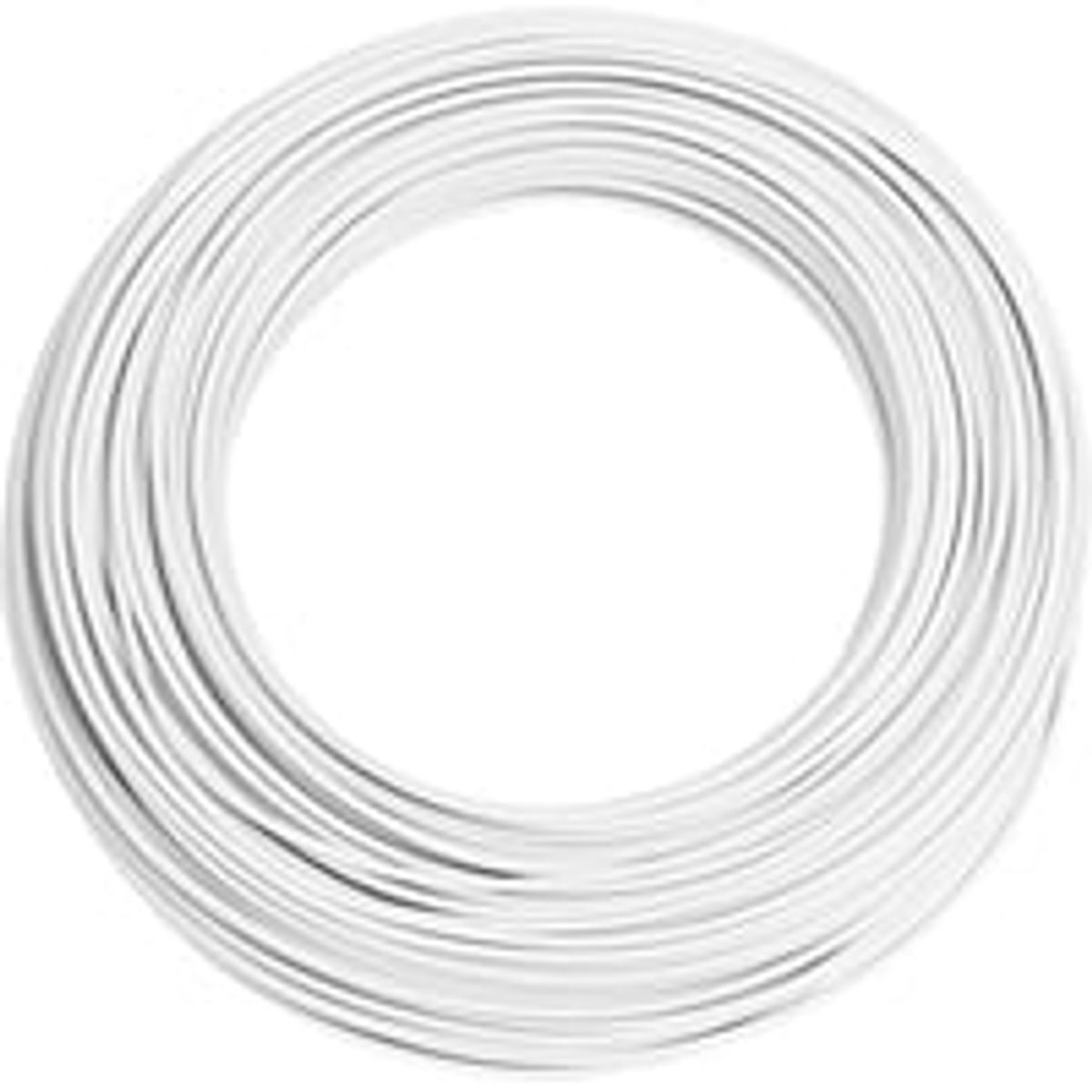 1,5 mm PVL installationsledning (PVC) - hvid - 100 meter