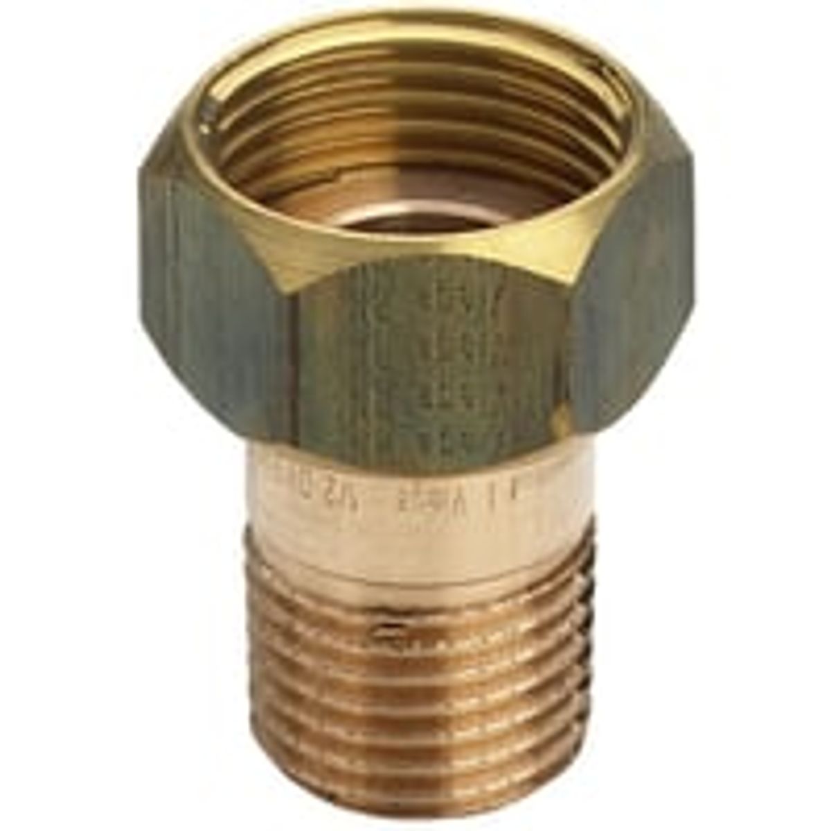 1" x 3/4" Forskruning med omlber Rdgods Silicium Bronze