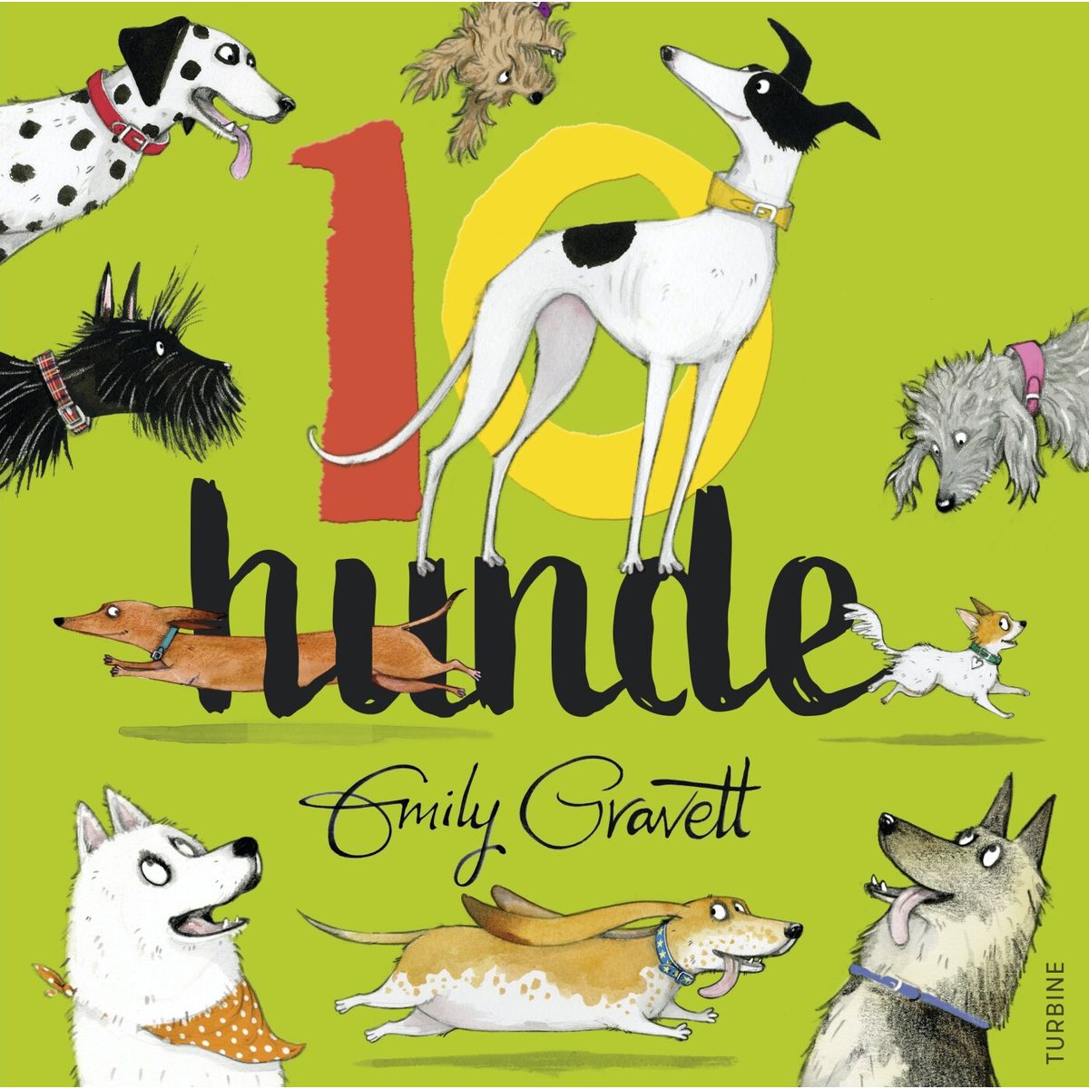 10 Hunde - Emily Gravett - Bog