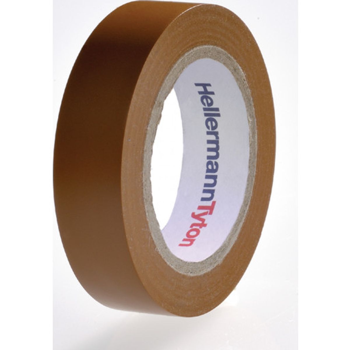 10 stk Hela Vinyltape, PVC isolerbånd 15 mm X 10 m, brun