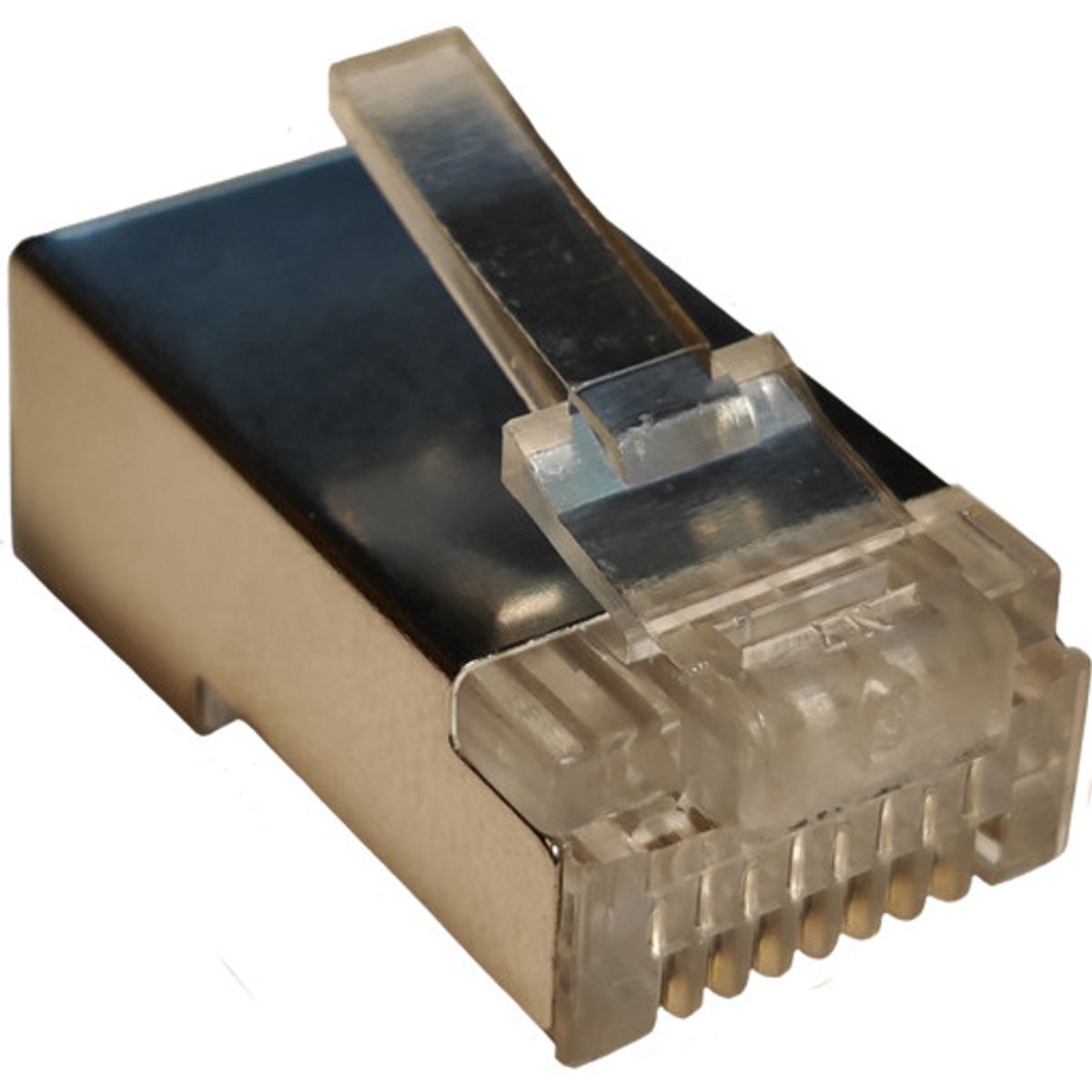 10 stk Modular plug Kat.6 RJ45 FTP 8P/8C maks. Awg 24-26