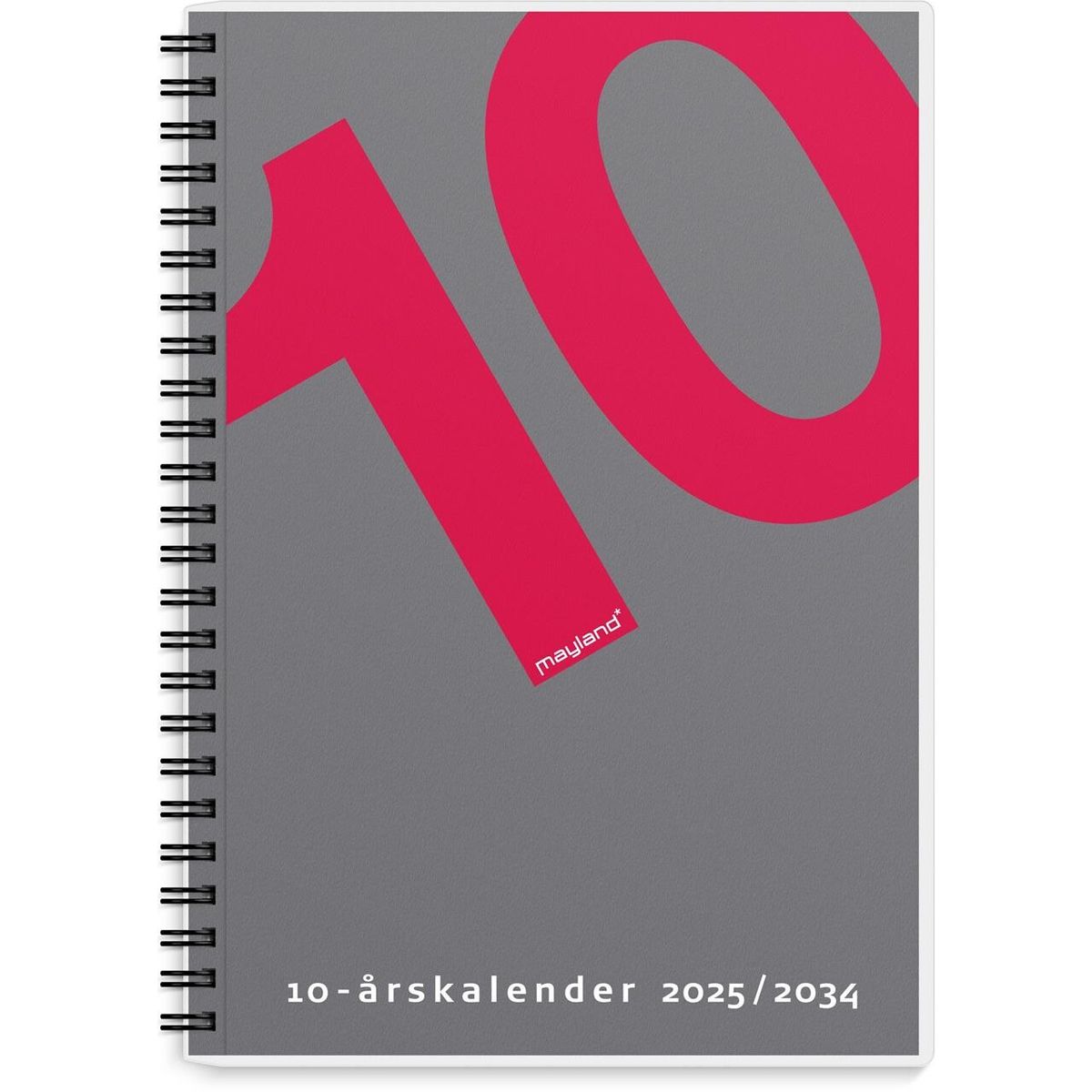 10-årskalender A5 m/illu. 2025