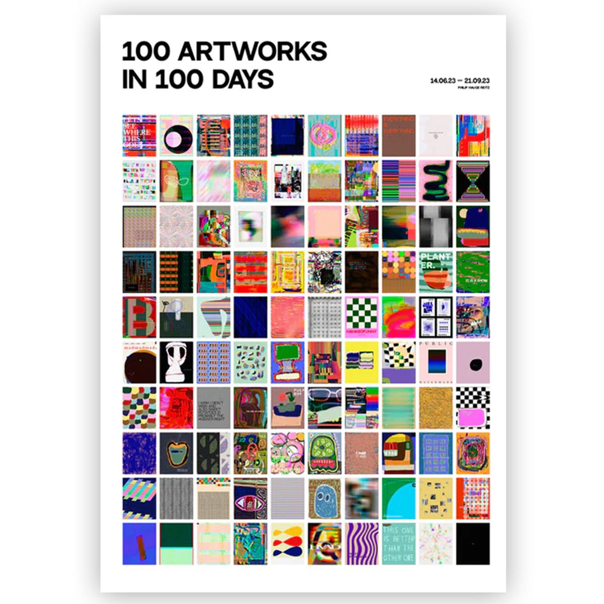 100 ARTWORKS IN 100 DAYS