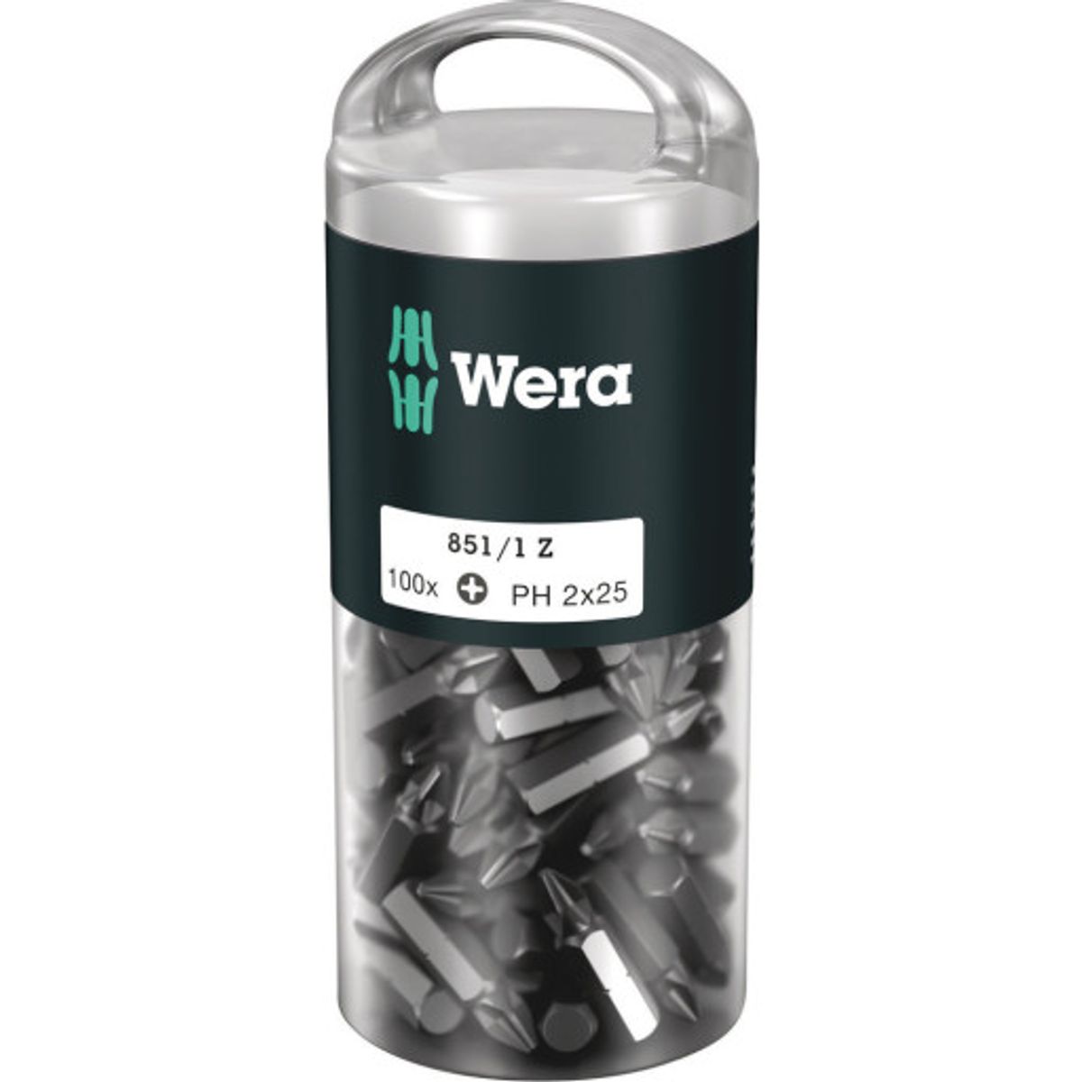 100 stk Wera bits 851/1 Z PH2, 25 mm, stk