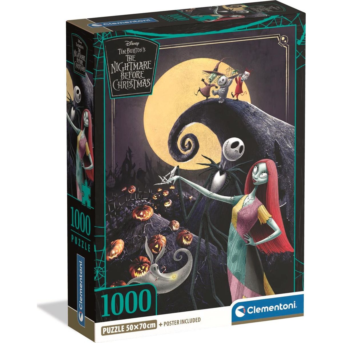 1000 Puslespil Hqc Disney Nightmare Before Xmas Brikker