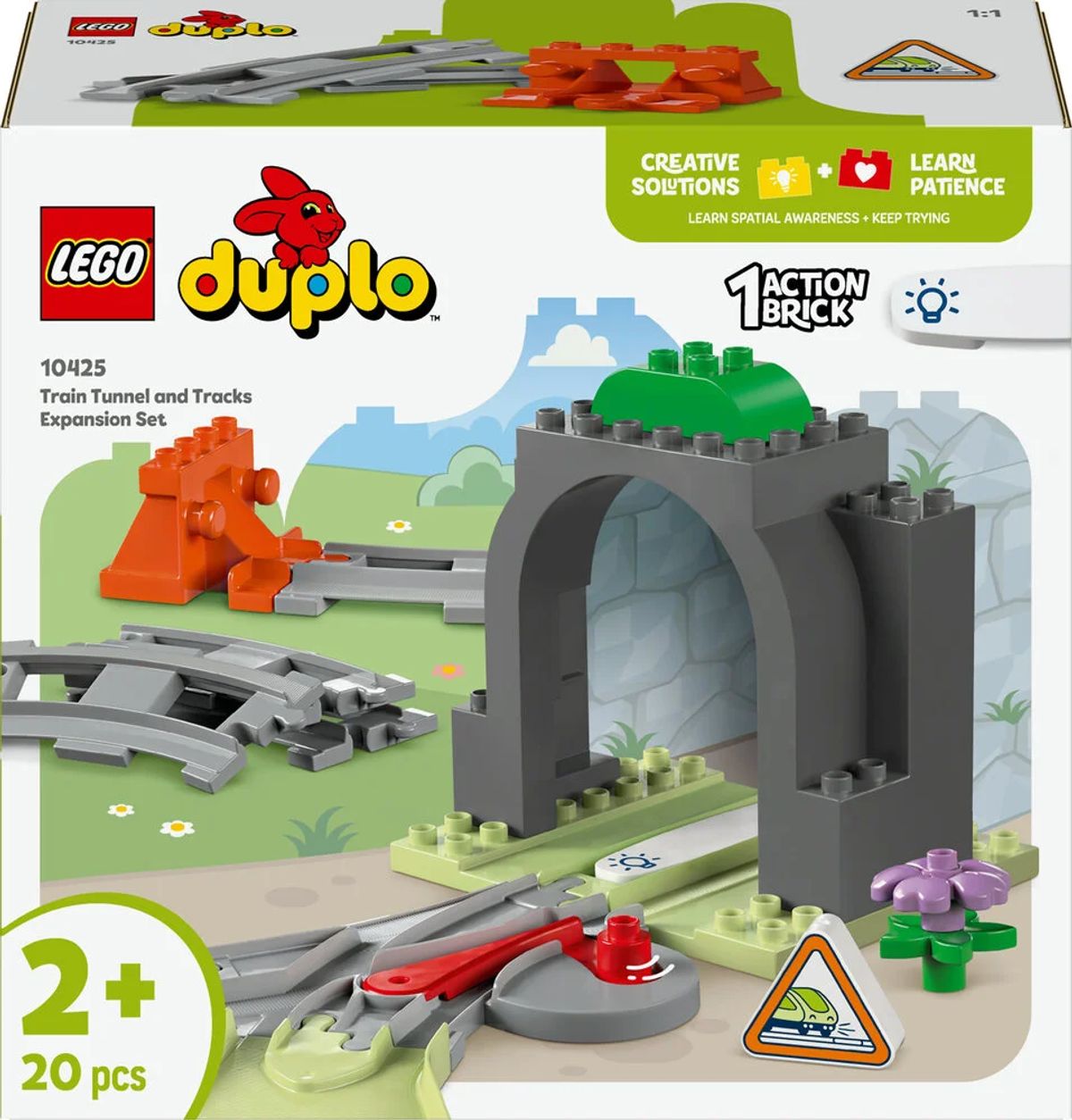 10425 DUPLO Town Togtunnel og spor - udvidelsessæt