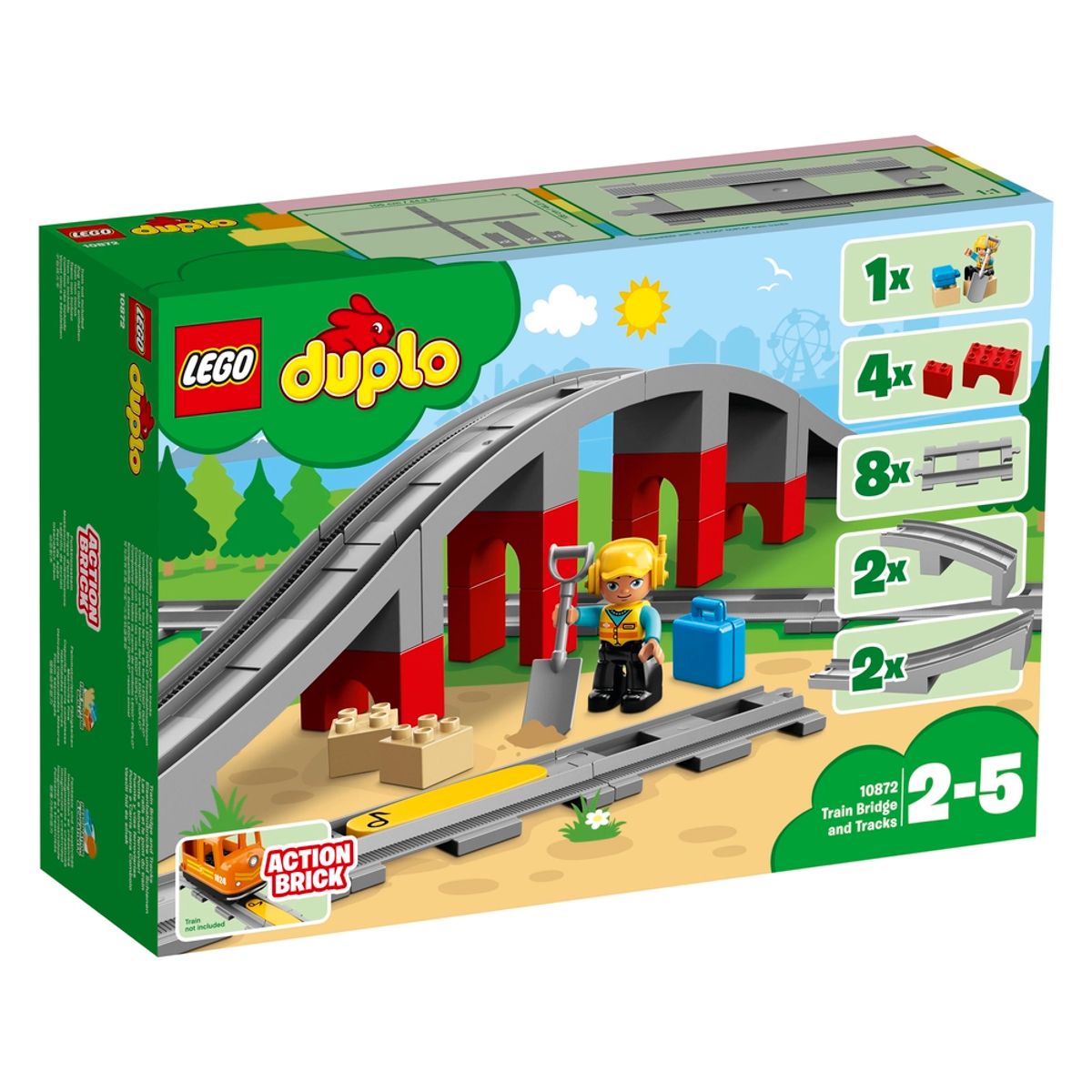 10872 LEGO DUPLO Togbro og spor