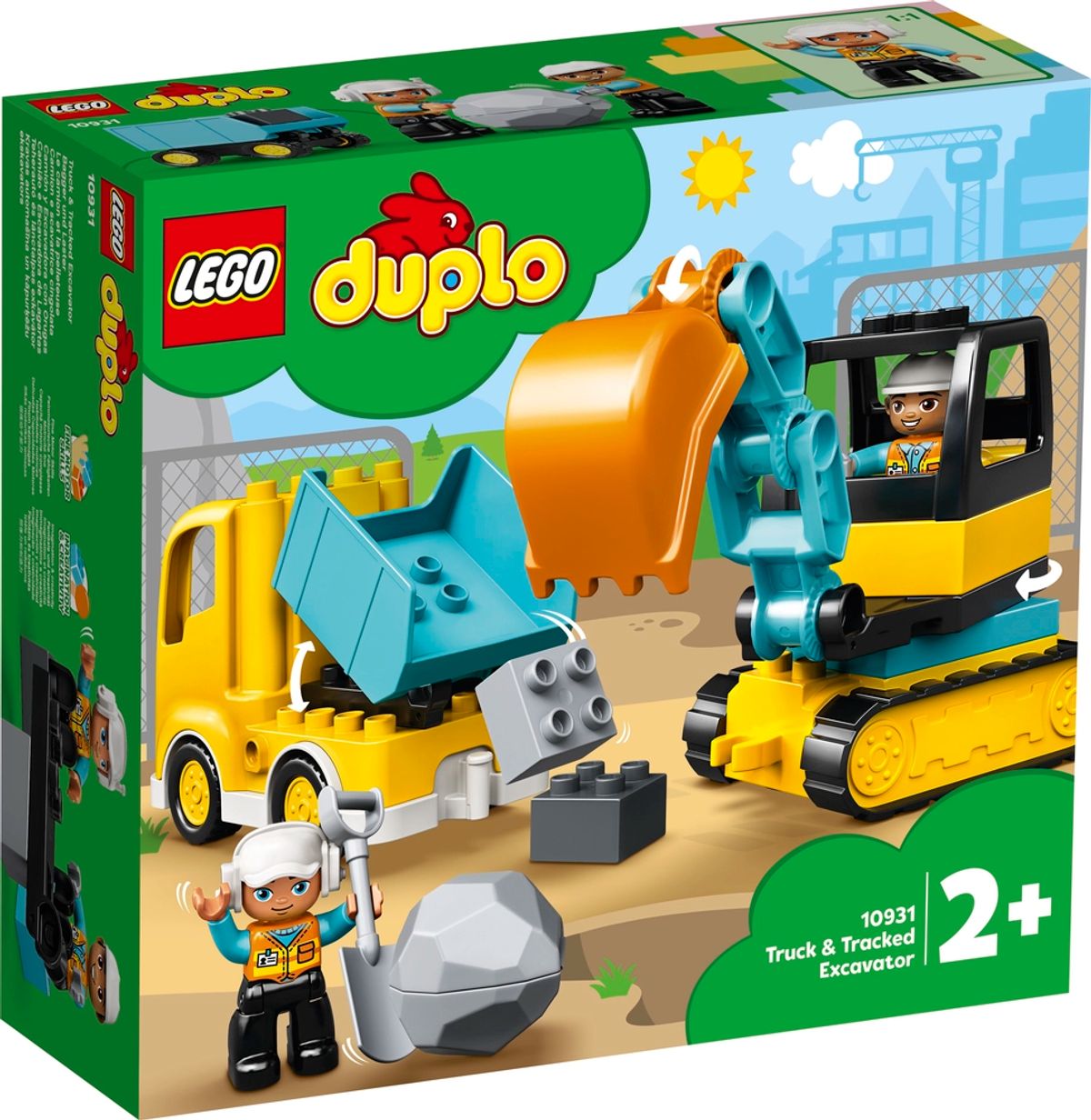 10931 LEGO DUPLO Town Lastbil og gravemaskine på larvefødder