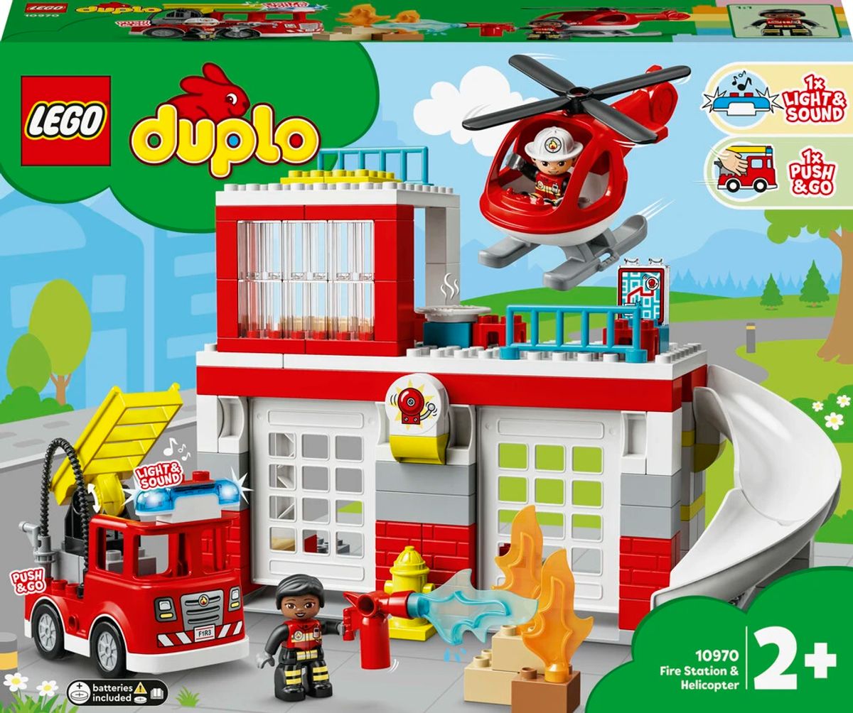 10970 LEGO DUPLO Town Brandstation og helikopter