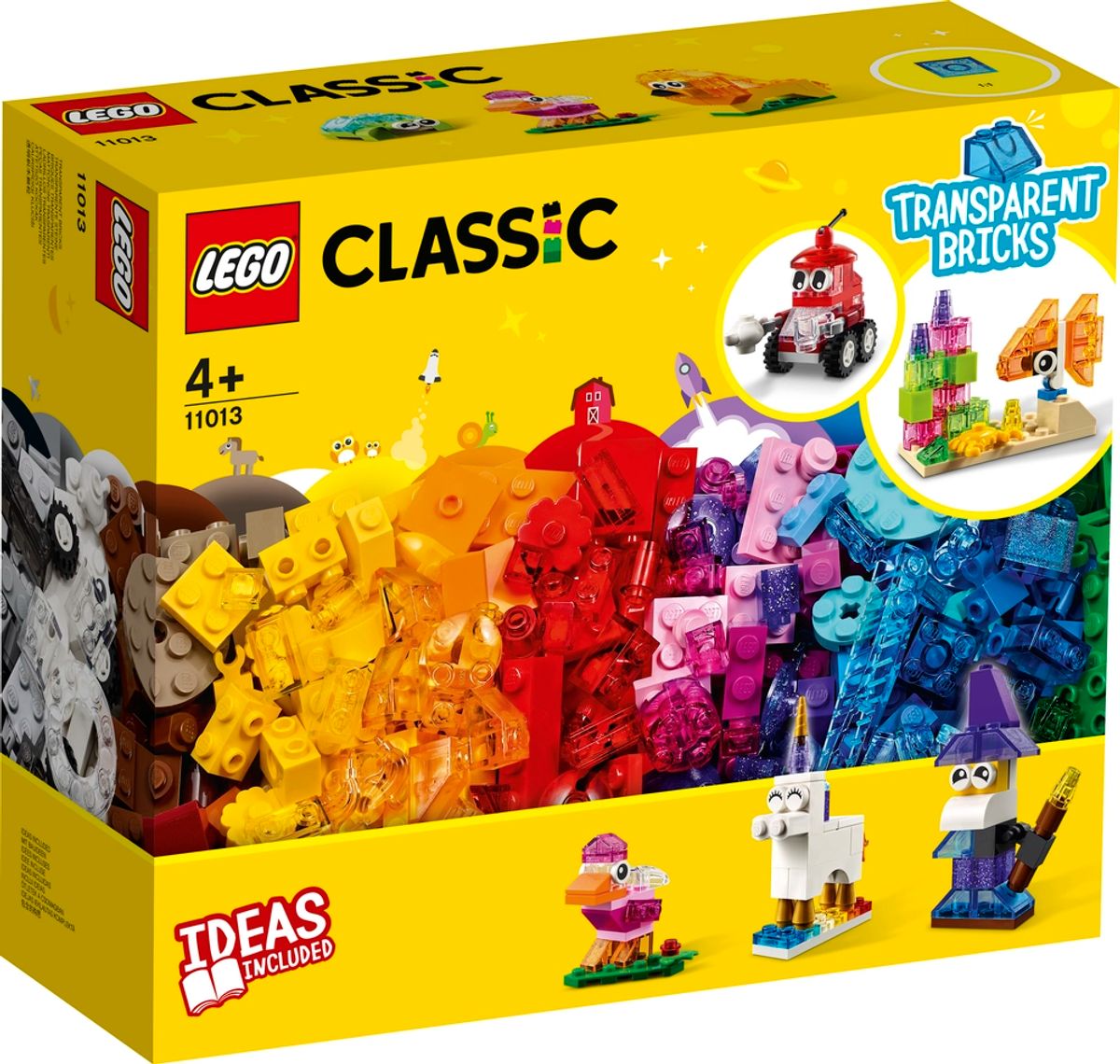 11013 LEGO Classic Kreative gennemsigtige klodser