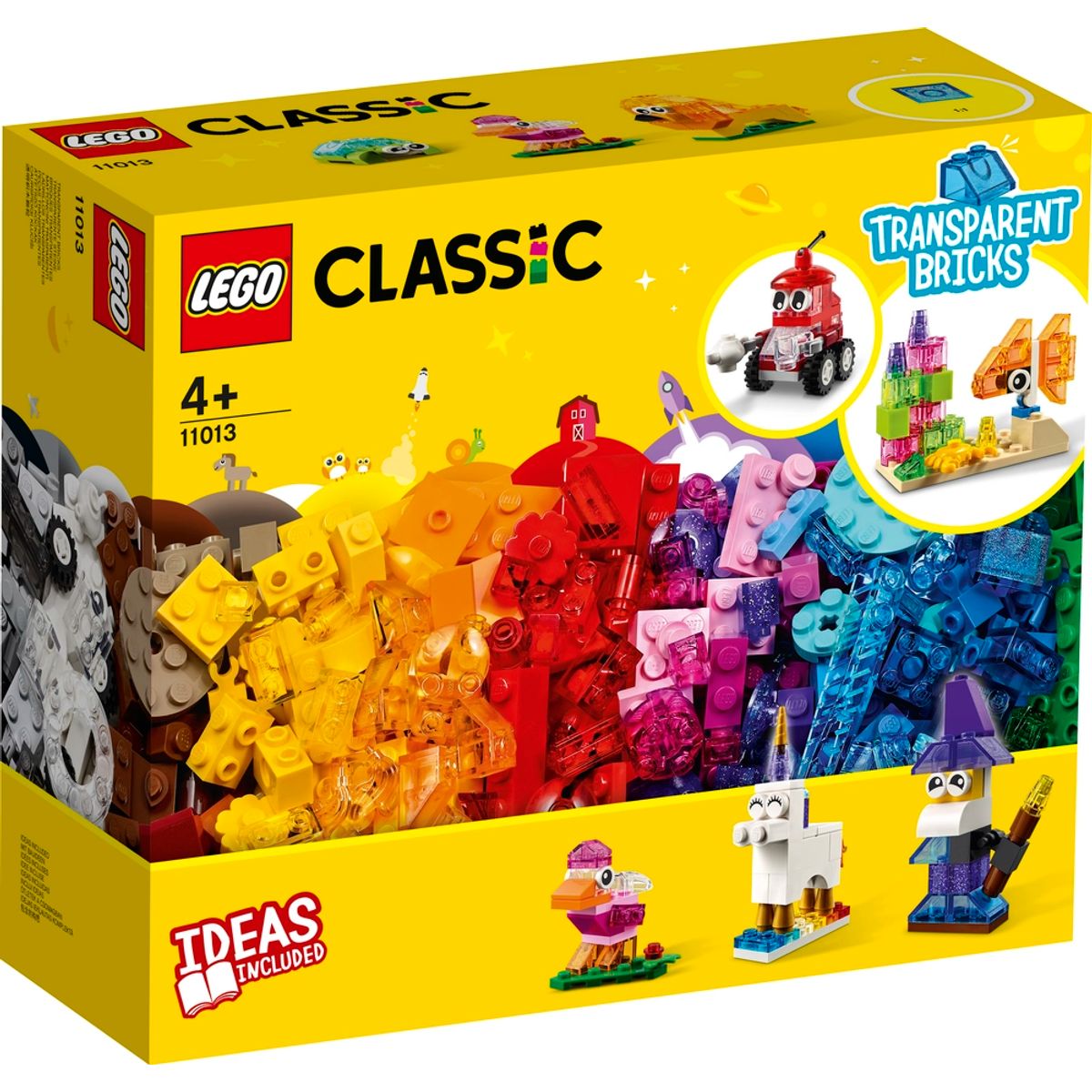 11013 LEGO Classic Kreative gennemsigtige klodser