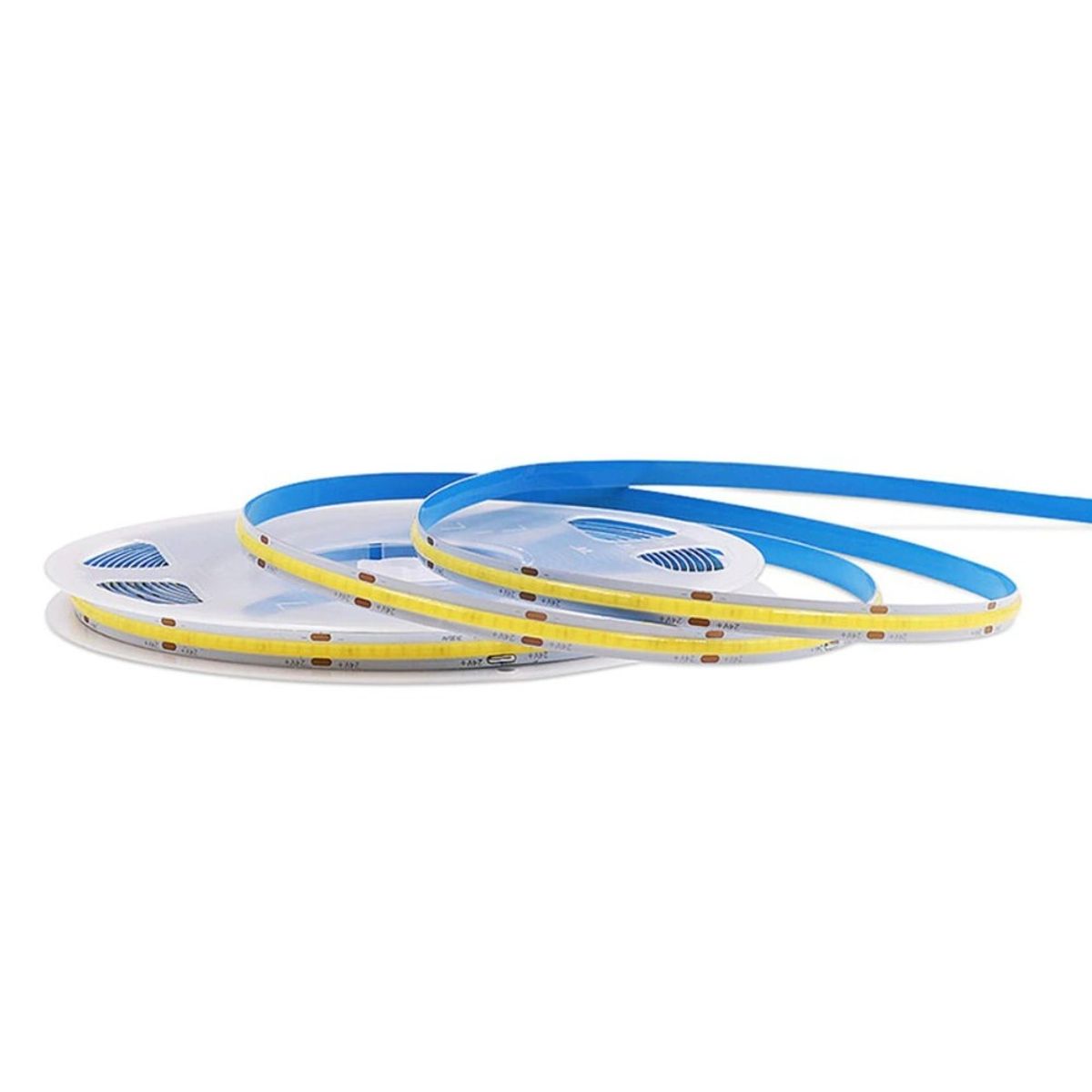 11W/m COB-LED strip - 5m, IP20, 312 LED pr. meter, 12V, COB LED - Kulør : Varm