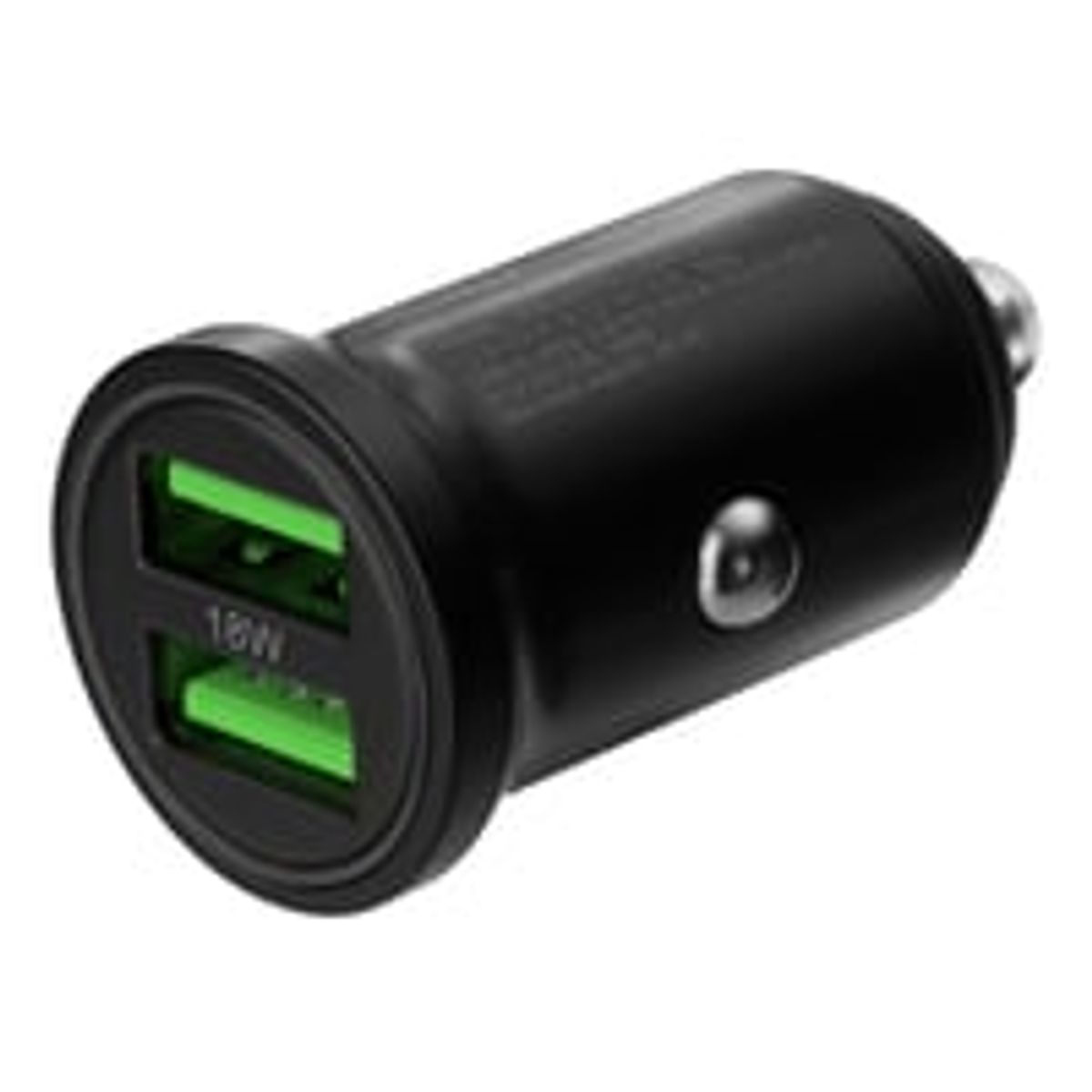 12/24 V USB car charger dual USB-A ports, 36 W, 12/24 V