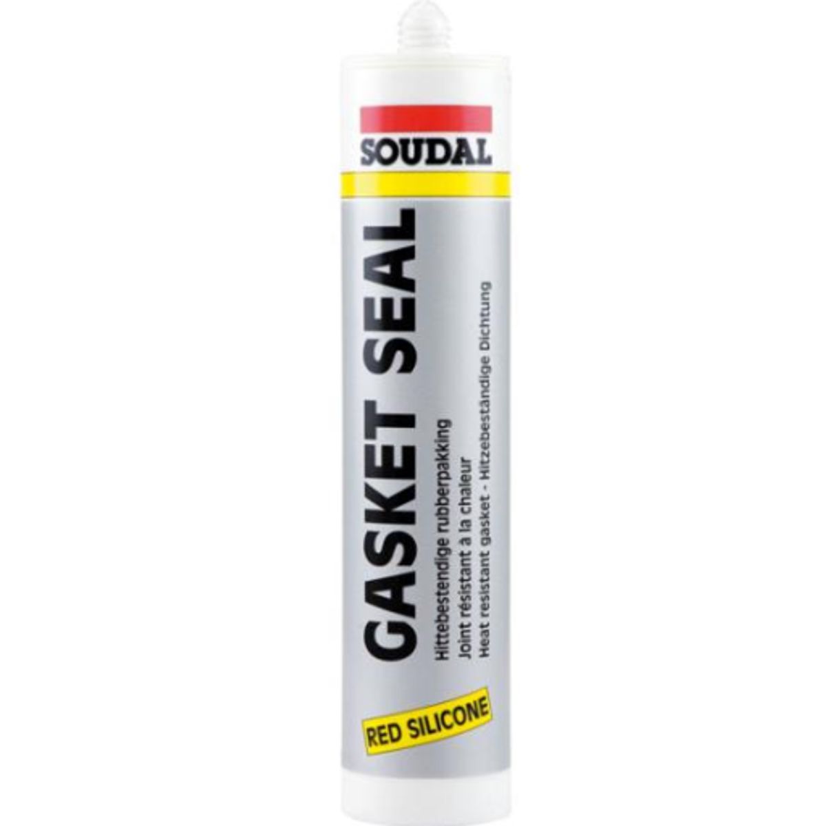 12 stk Soudal Gasketseal, Pakningssilikone, Rød, 310 ml