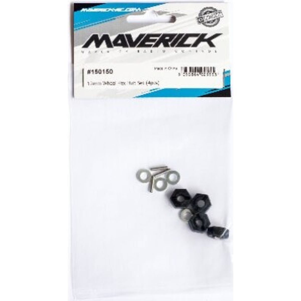 12mm Wheel Hex Hub Set (4pcs) - Mv150150 - Maverick Rc