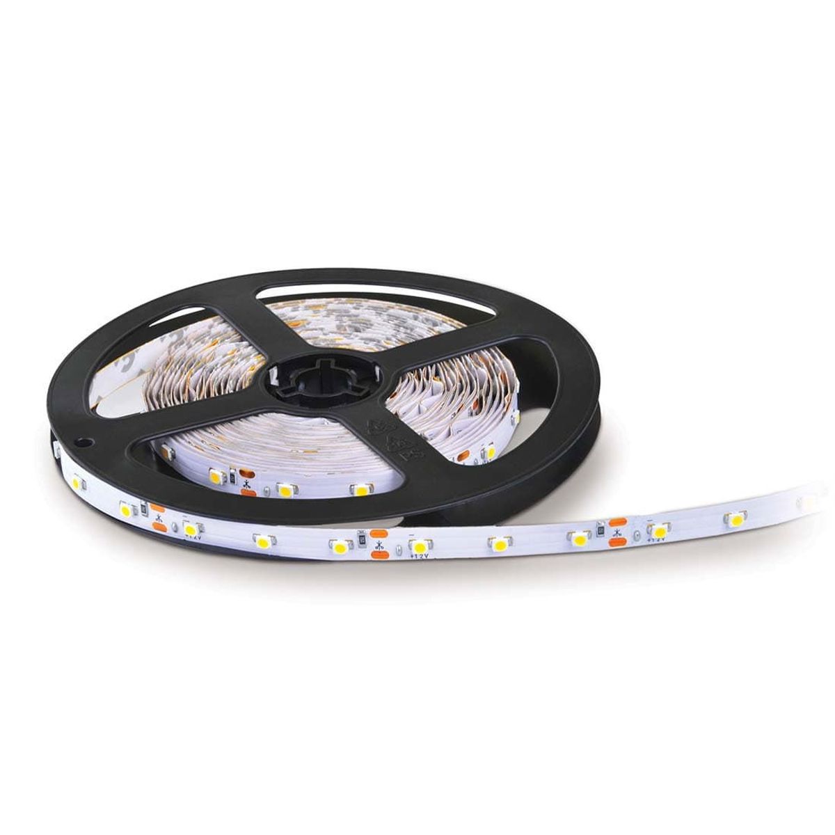 12V LED Strip - 5m - 4000K - Neutral Hvid - IP20 - Dæmpbar - 300 dioder