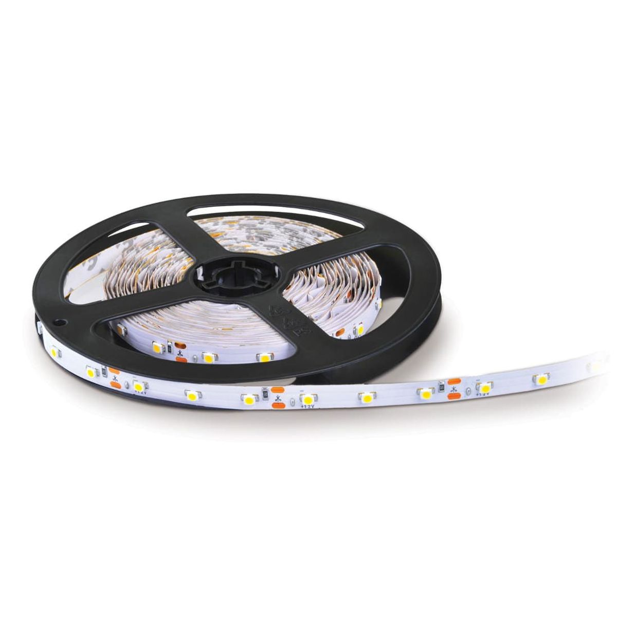 12v LED Strip - 8mm SMD - IP20 3000K 60LED Dæmpbar - 5m