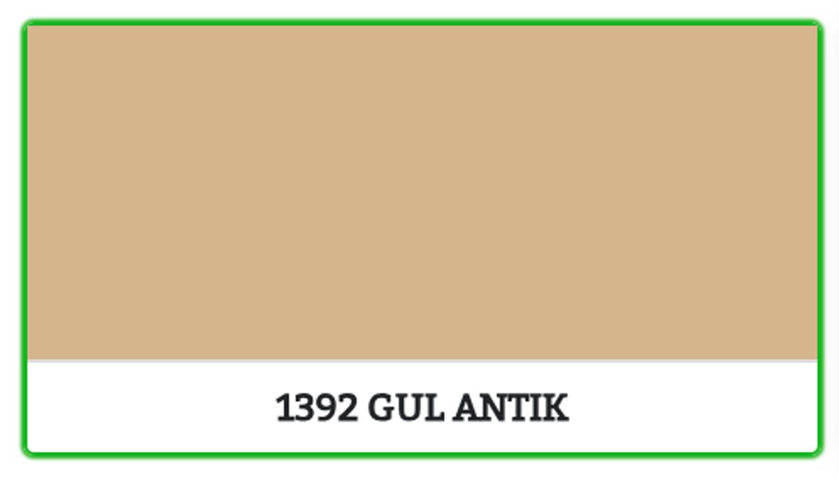 1392 - GUL ANTIKK - 0.68 L - Maling