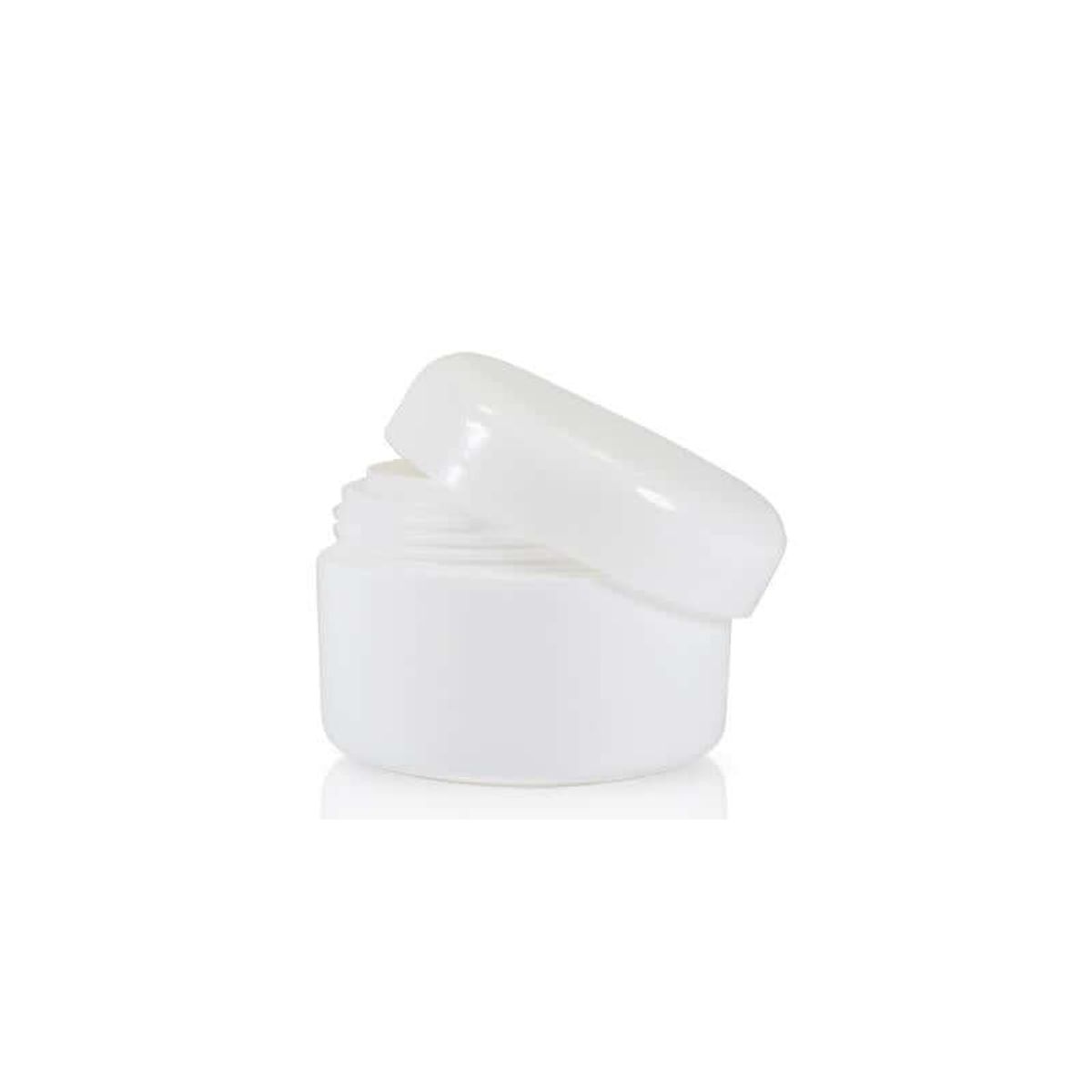 15 ml. hvid creme bøtte i plast