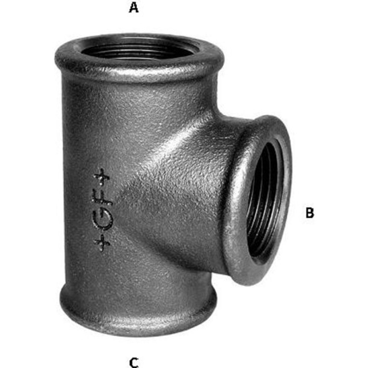 15 stk Sort tee 1 1/2" x 1 1/2" x 1"