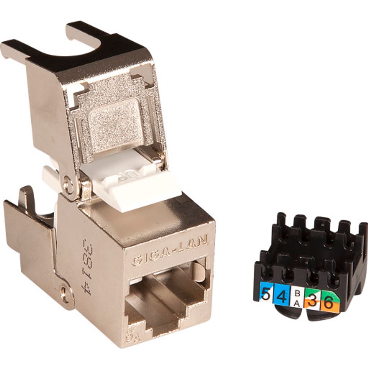 150 stk Konnektor Keystone Pro FTP Kat.6A RJ45 flip jack, bulk (150)