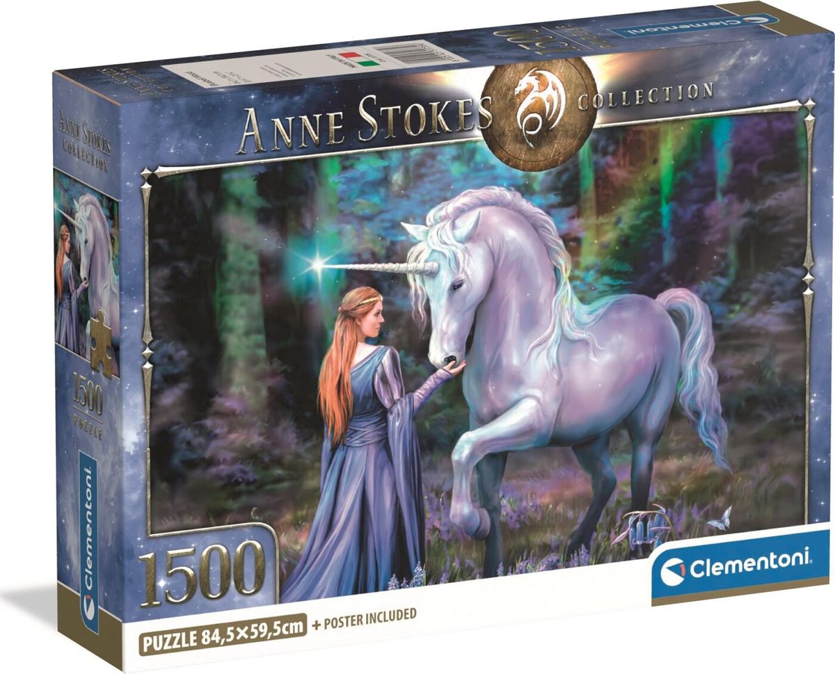 1500 Puslespil Hqc Anne Stokes Bluebell Wood Brikker