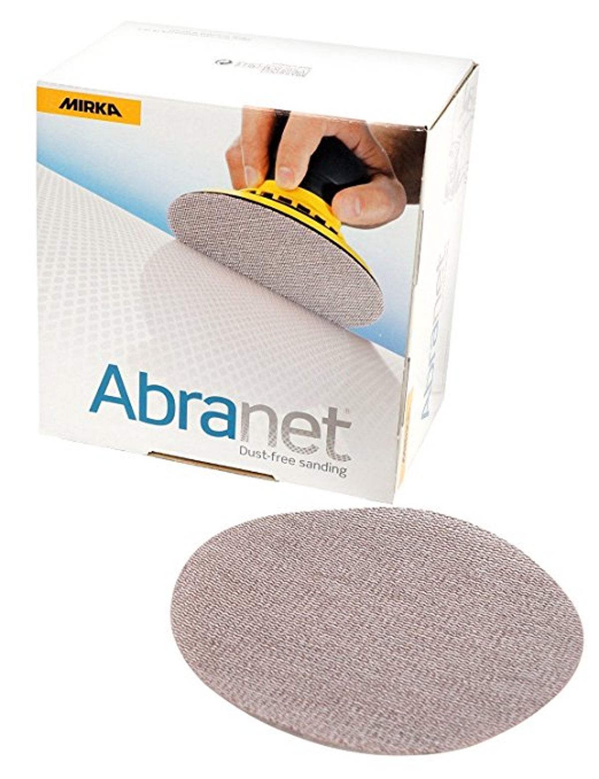 150mm Mirka Abranet Ace sliberondeller med velcro - 50 stk.