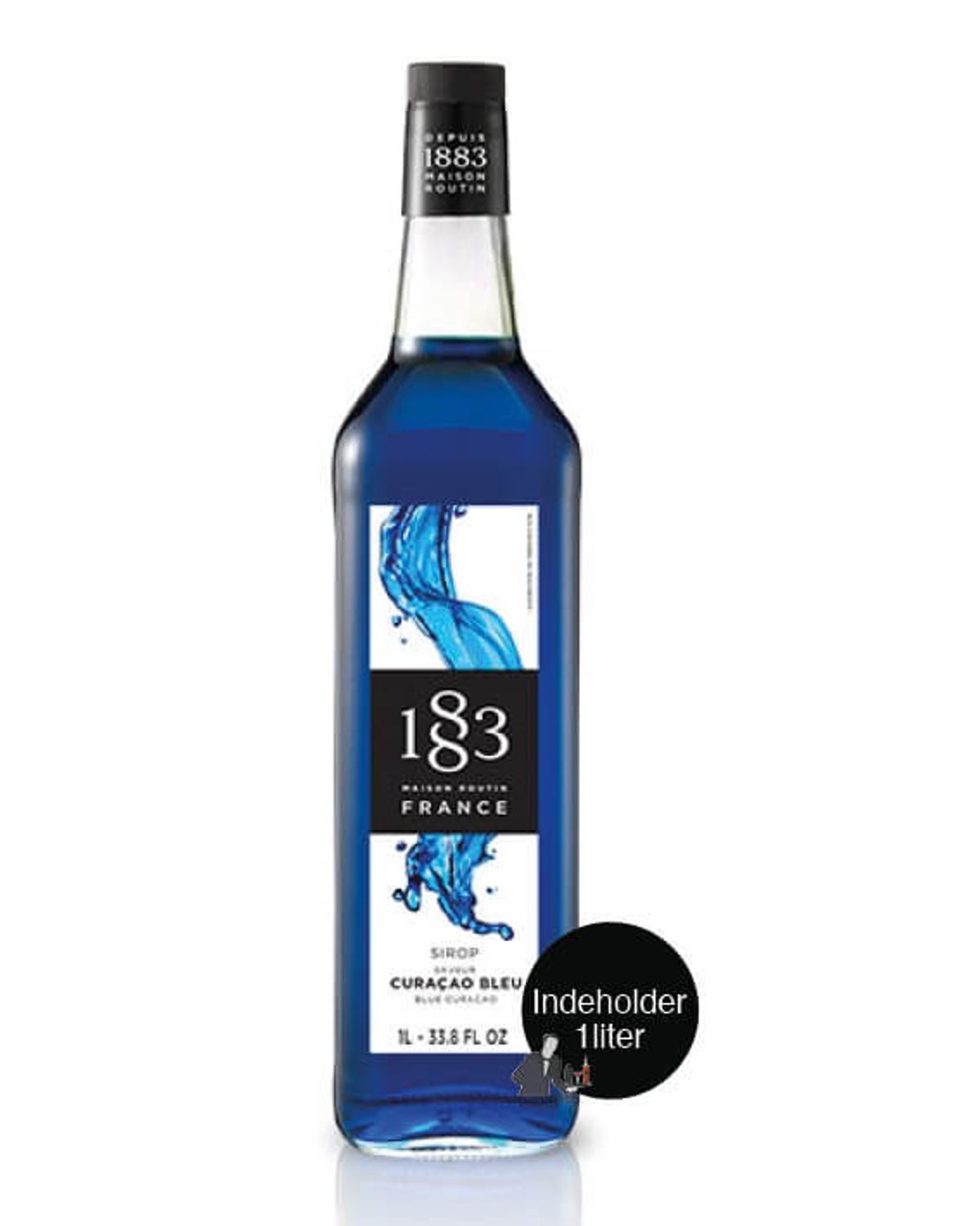 1883 Routin blå curacao sirup - 1 liter