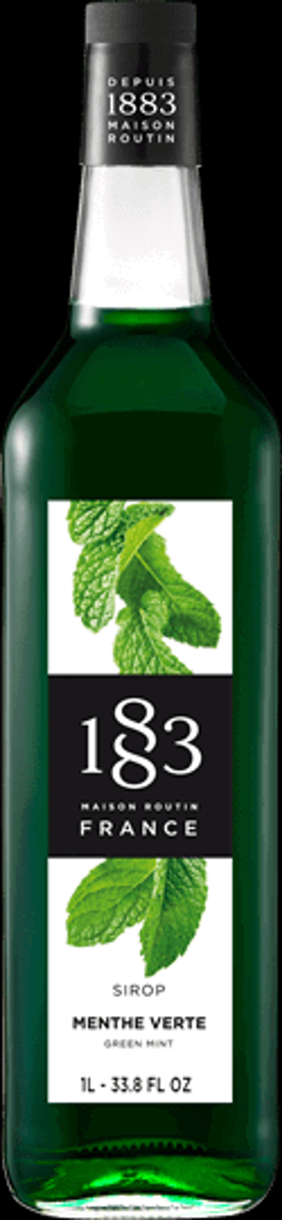 1883 Syrup Menthe Verte / Grøn Mint 1 Ltr