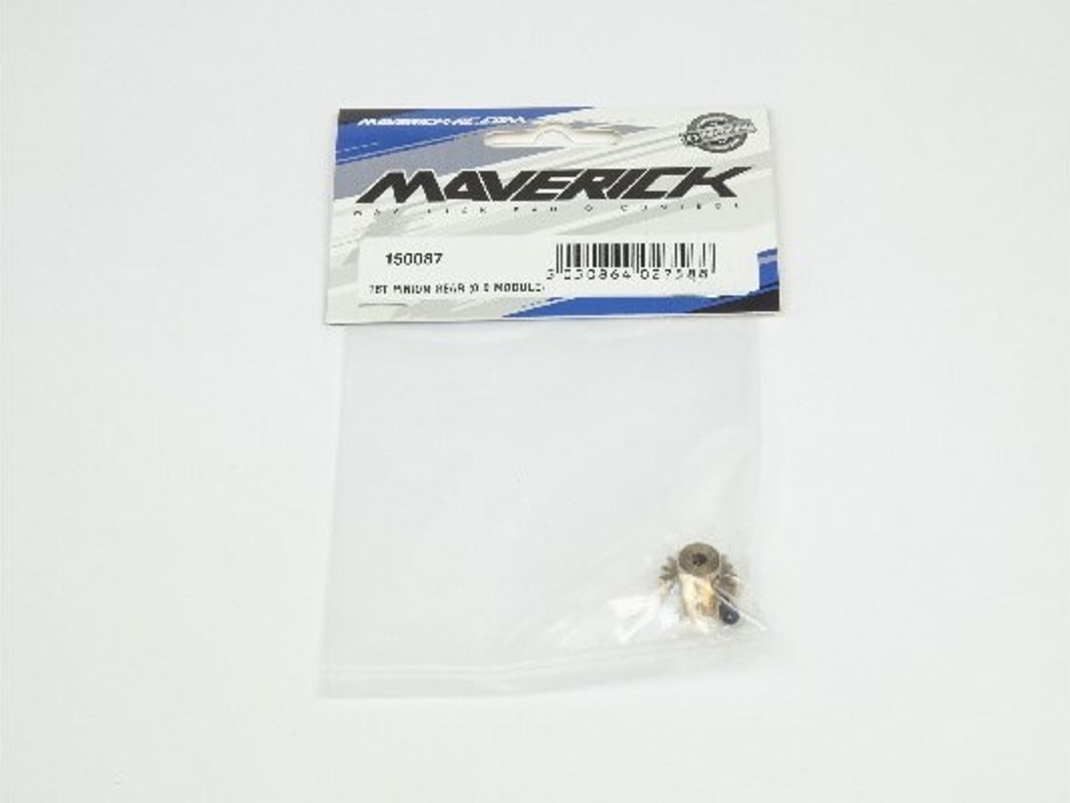 18t Brass Pinion Gear (0.8 M / 32dp 3.175 Shaft) - Mv150087 - Maverick Rc