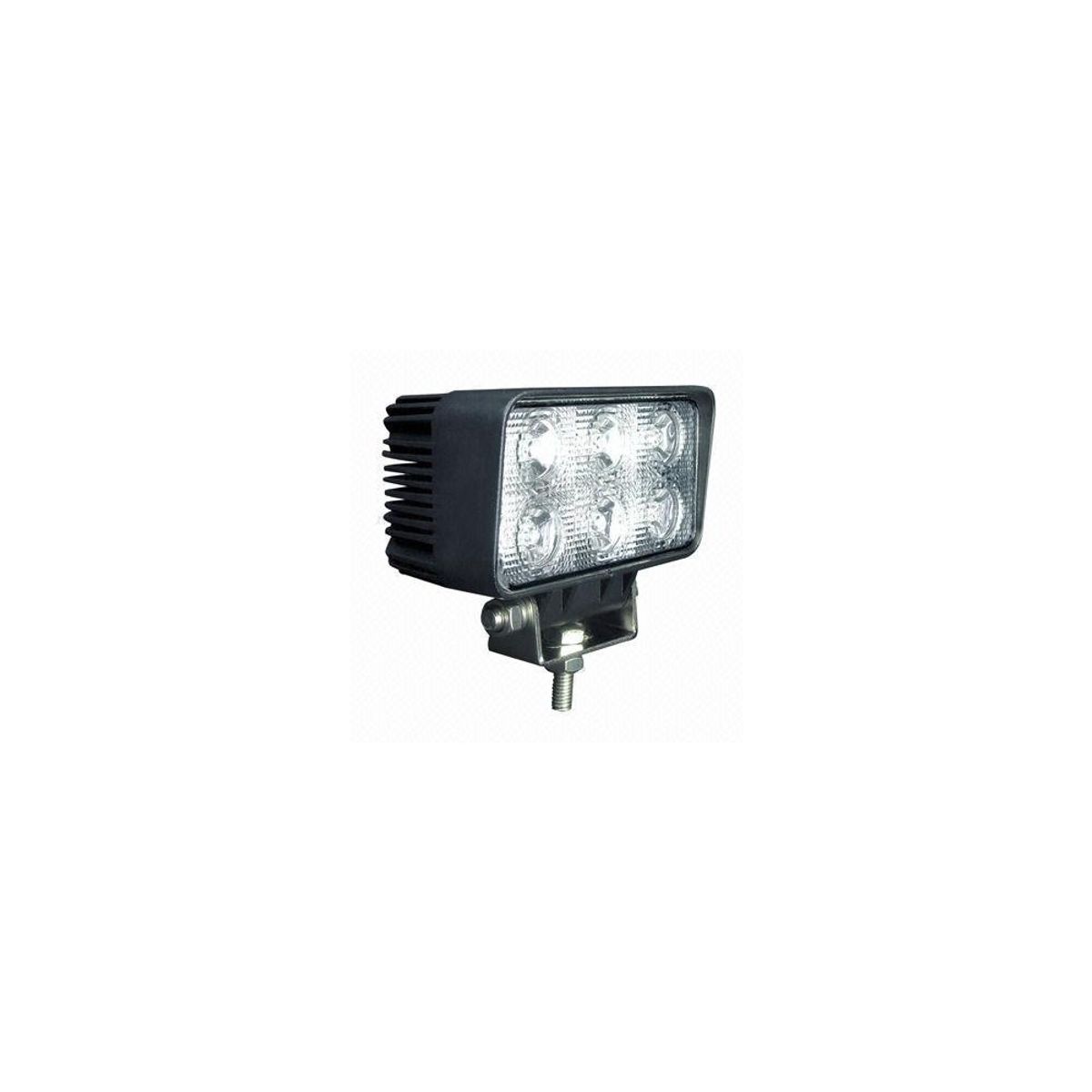 18W LED arbejdslampe - Bil, lastbil, traktor, trailer, udrykningskøretøjer, kold hvid, 12V / 24V