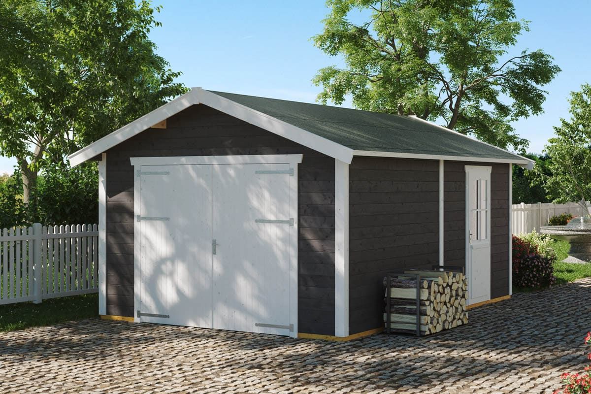 19,4 M² ENKELT GARAGE - GARAGE NORDISK 370