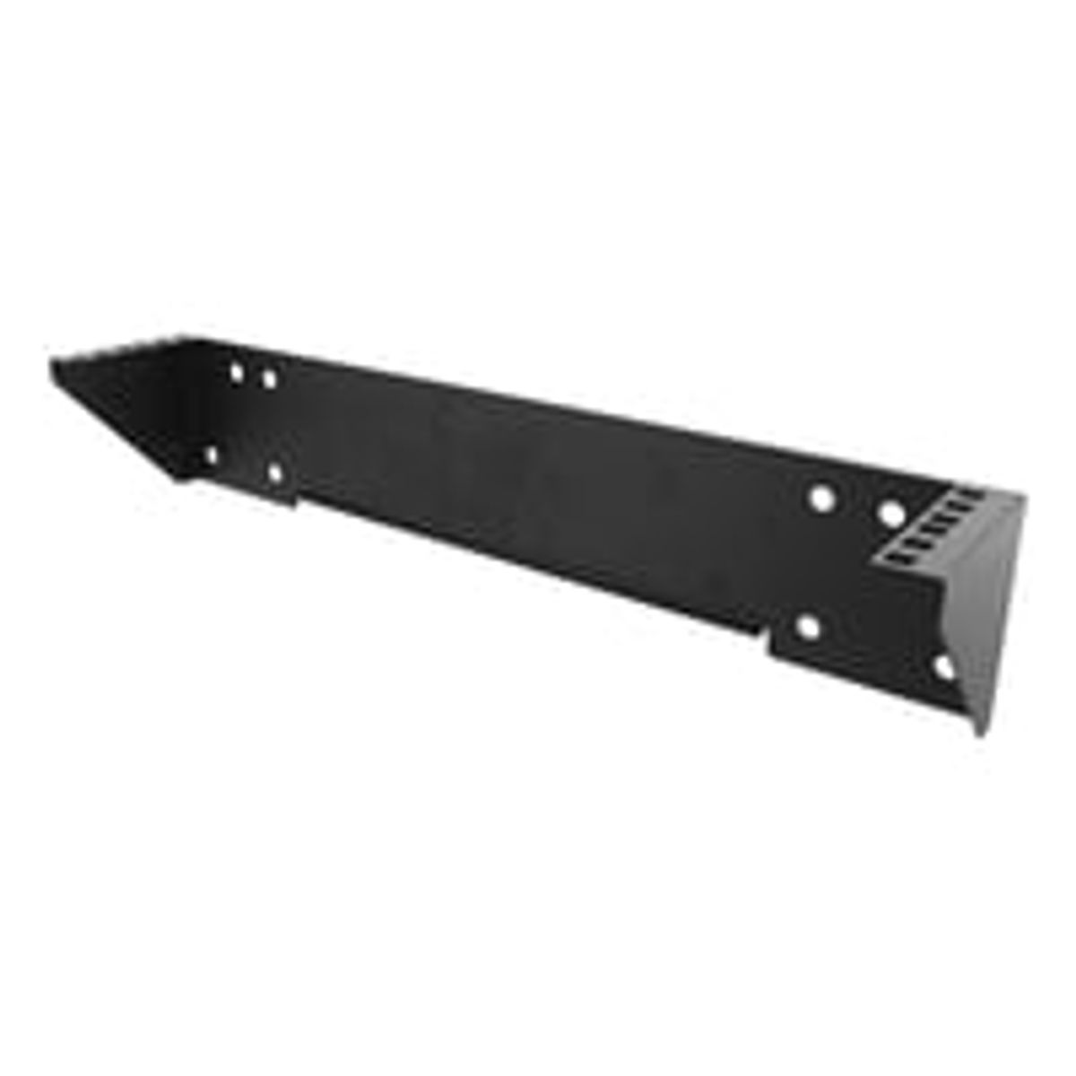 19" Vertical wall bracket, 2U, max 60kg, steel construction