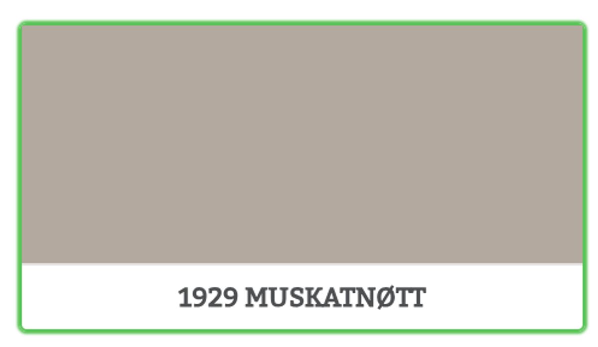 1929 - MUSKATNØTT - 0.68 L - Maling