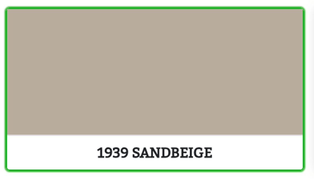 1939 - SANDBEIGE - 0.68 L - Maling