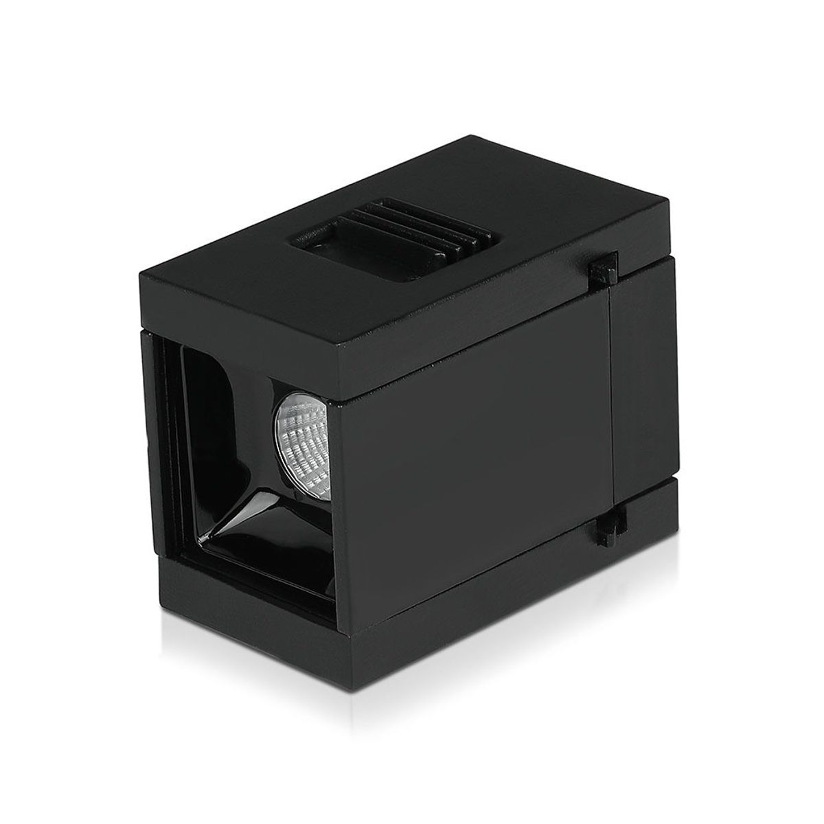 1W LED magnetisk lineært spotlys - 3000K, sort, IP20, 24V. - Kulør : Varm