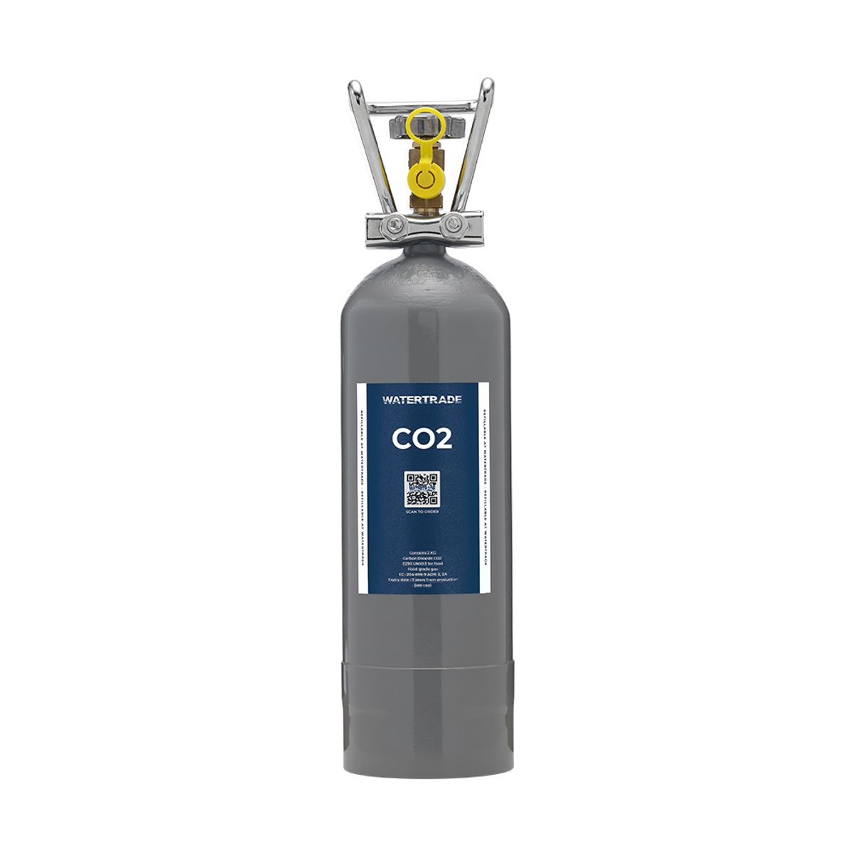 2 kg CO2 flaske (1 pak)