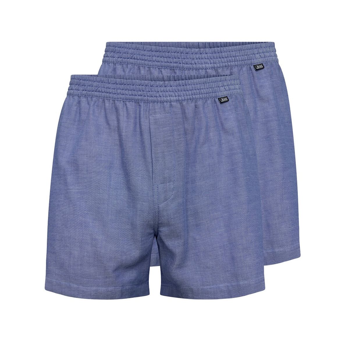 2-pak JBS chambrey boxershorts, blå str. 2XL