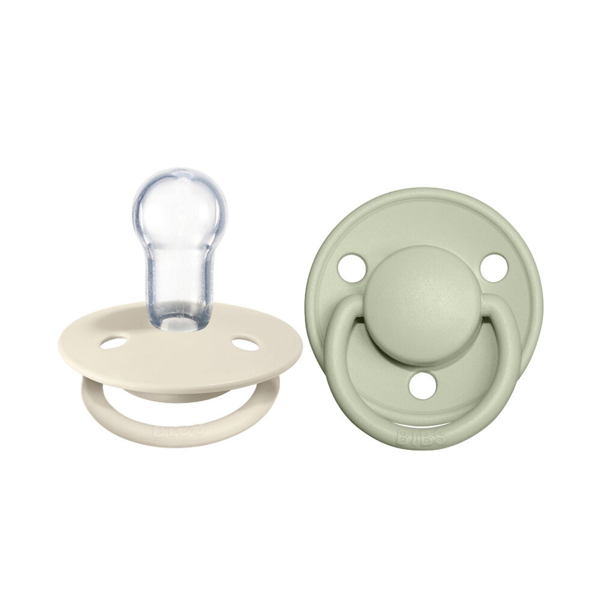 2 pk. De Lux 0-36 mdr. - ivory/sage