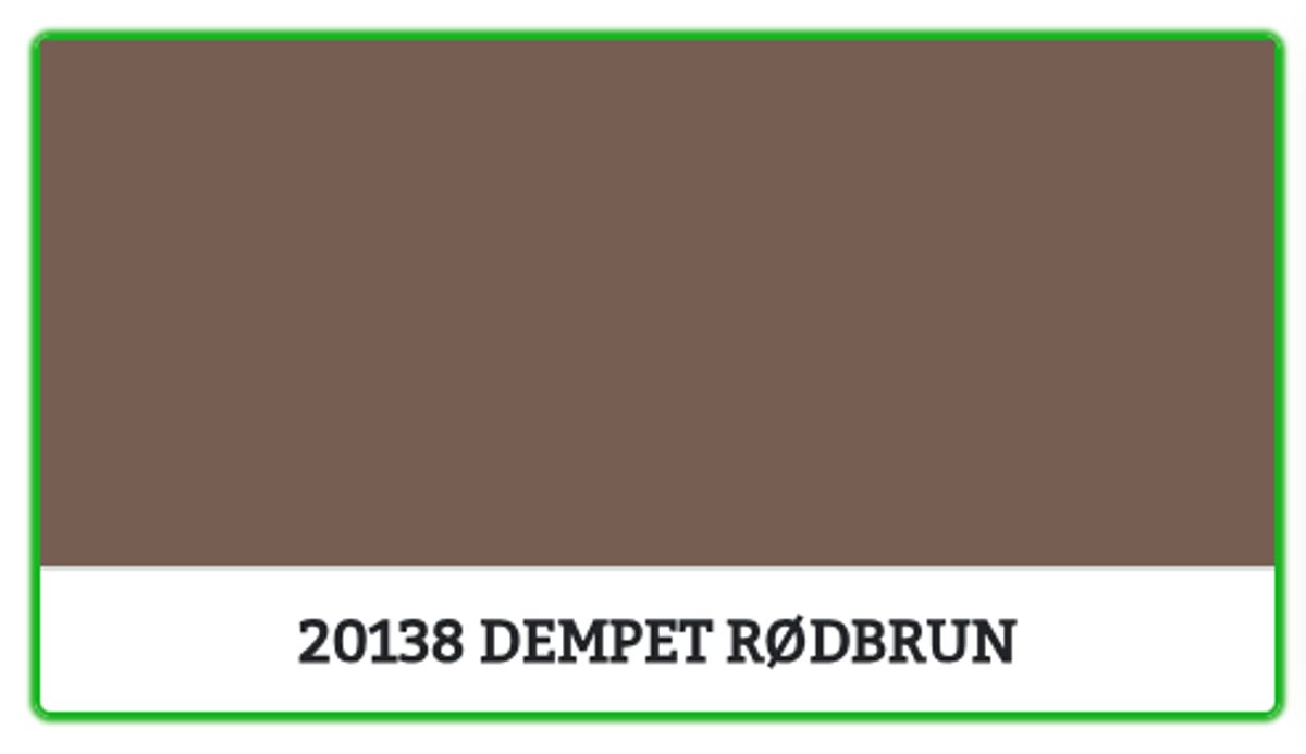 20138 - DEMPET RØDBRUN - 0.68 L - Maling