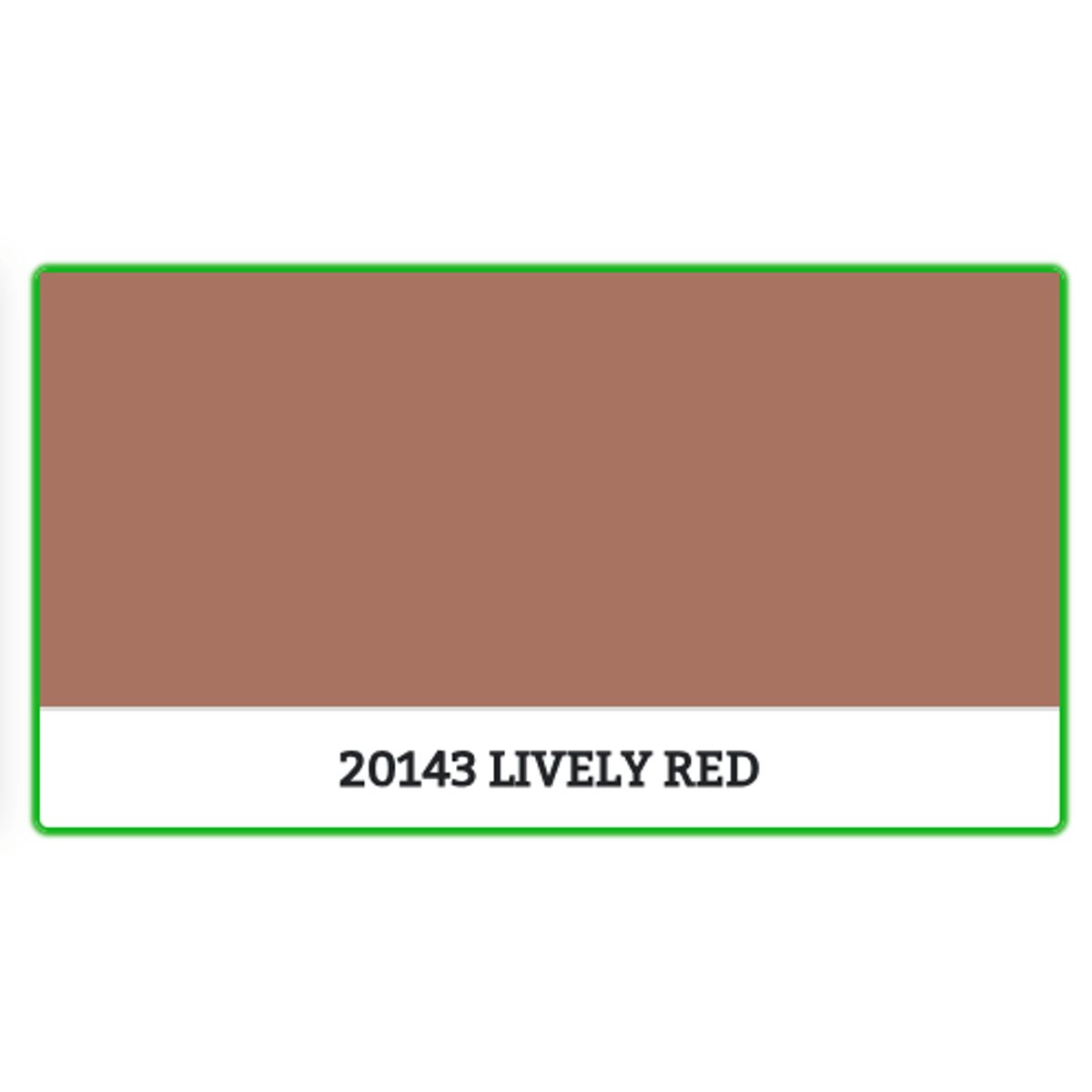 20143 - LIVELY RED - 0.45 L - Maling