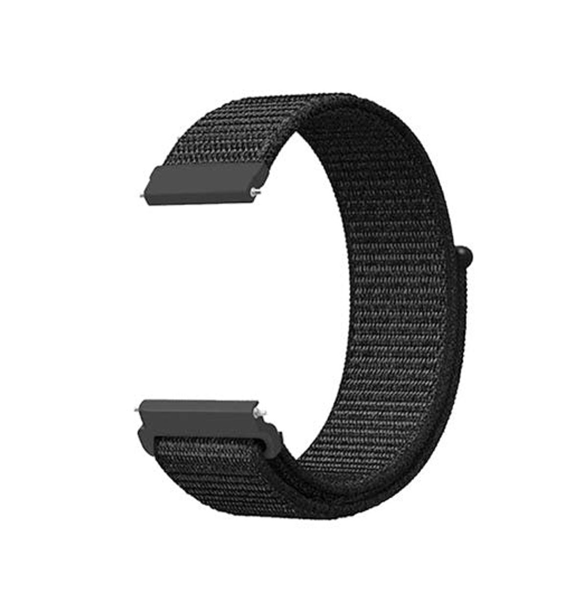 20mm - L'Empiri&trade; Nylon Velcro Rem - Sort