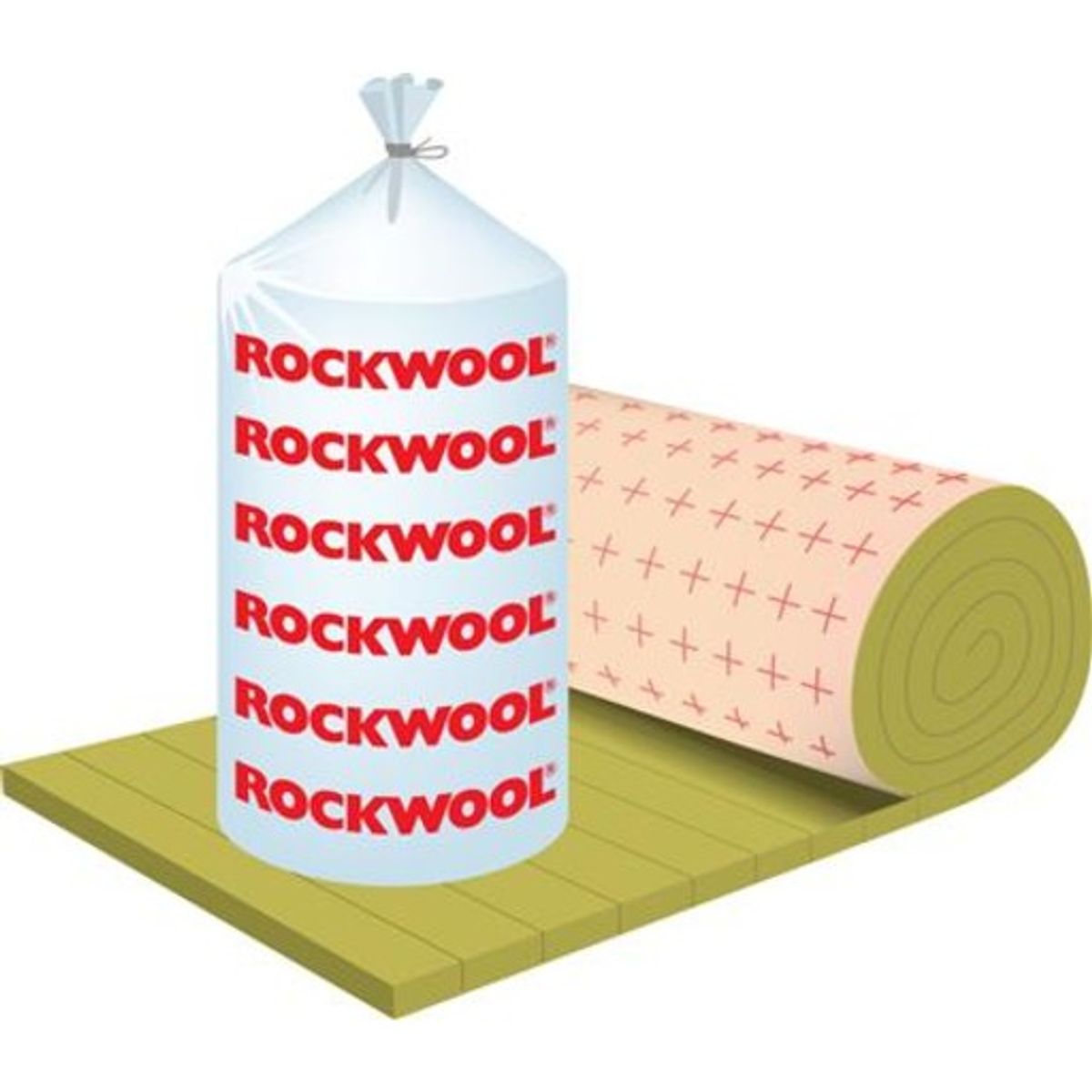 20mm Rockwool lamelmåtte papir 10 m2