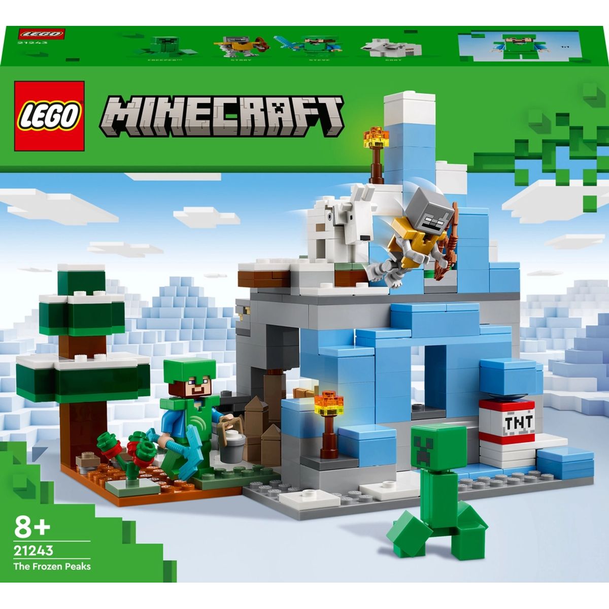 21243 LEGO Minecraft De frosne tinder