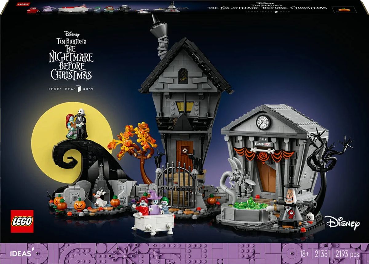 21351 LEGO Icons Disney Tim Burton's The Nightmare Before Christmas