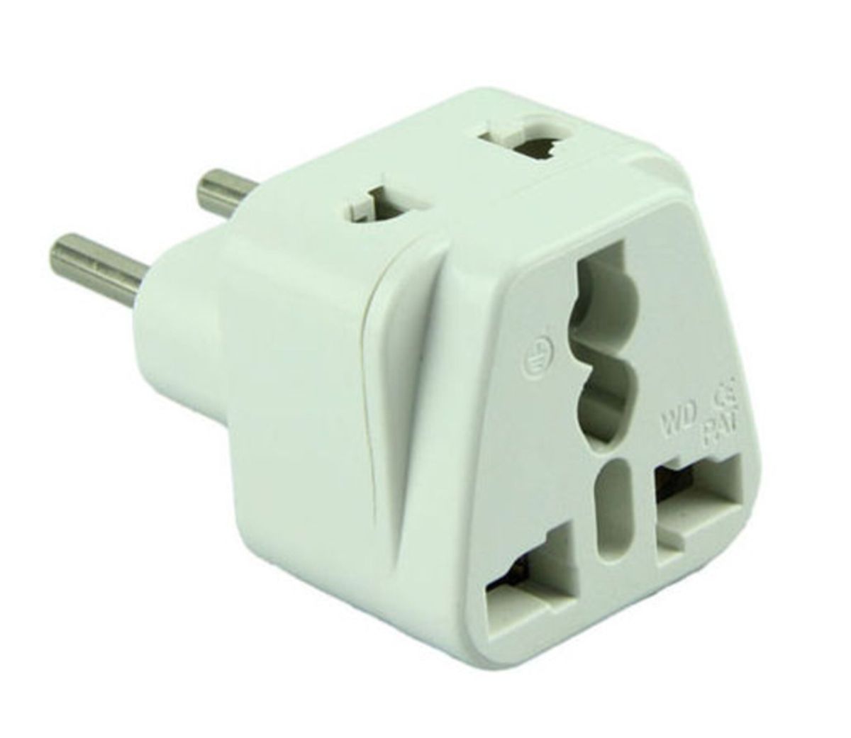 220V adapter DK-Verden, dobbelt